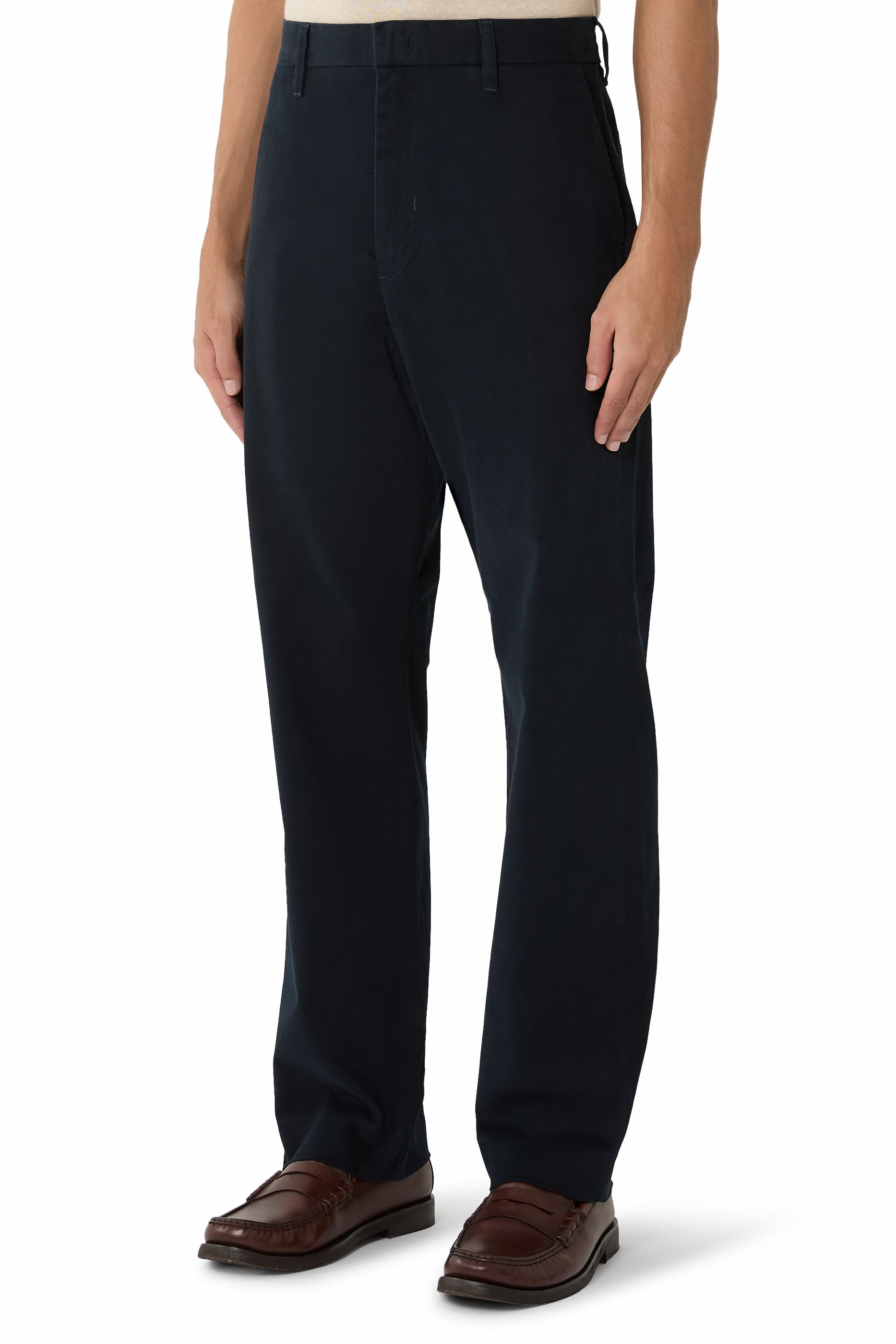 Louie Relaxed Stretch-Cotton Pants