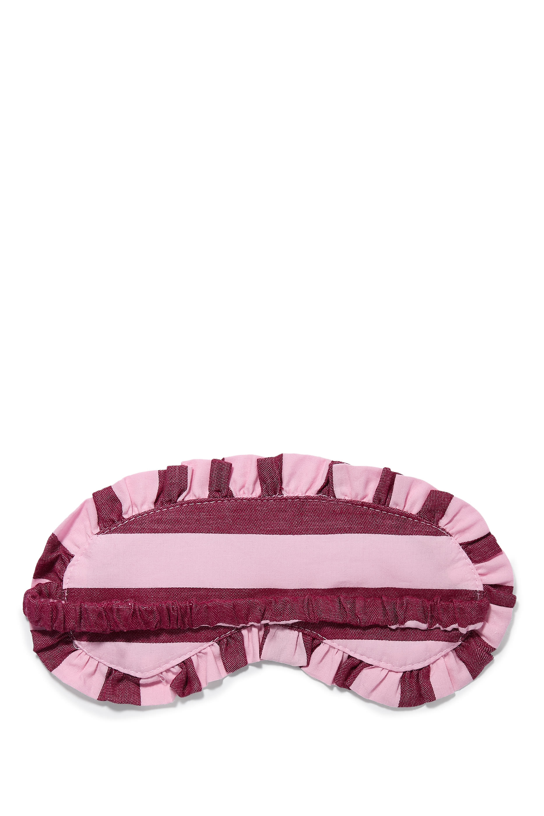 Damson Stripe PJ Eye Mask