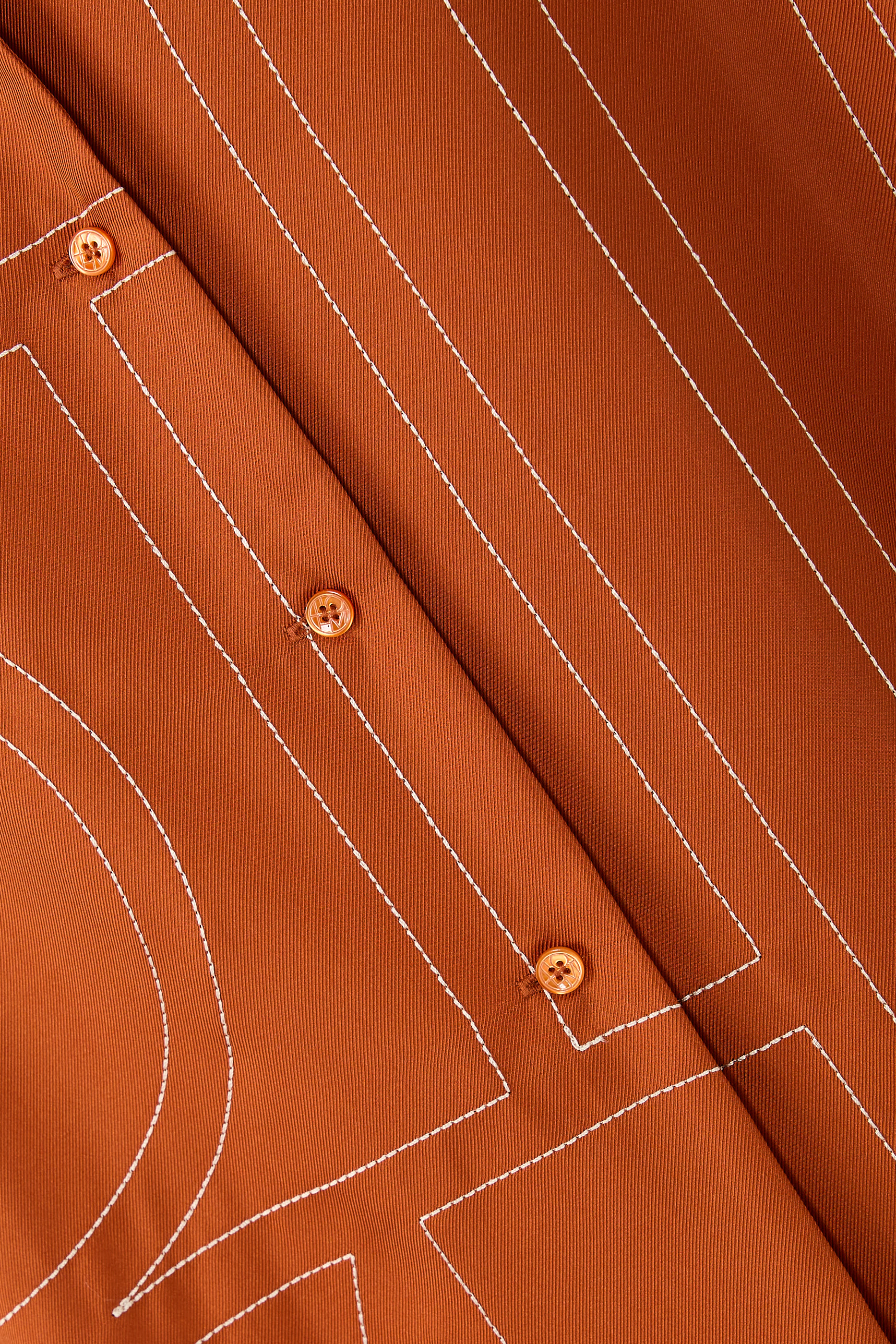 Monogram Silk Pajama Top