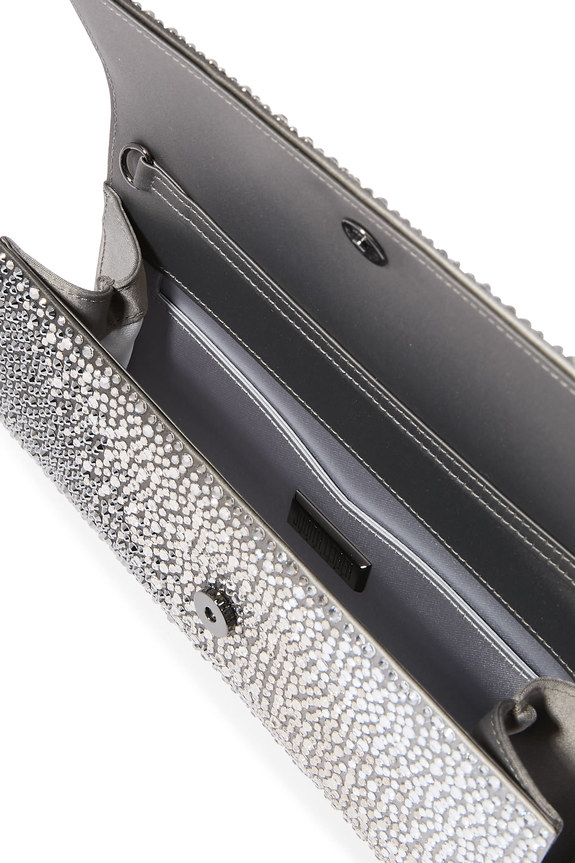 Perry Crystal Caviar Gradient Flame Handbag