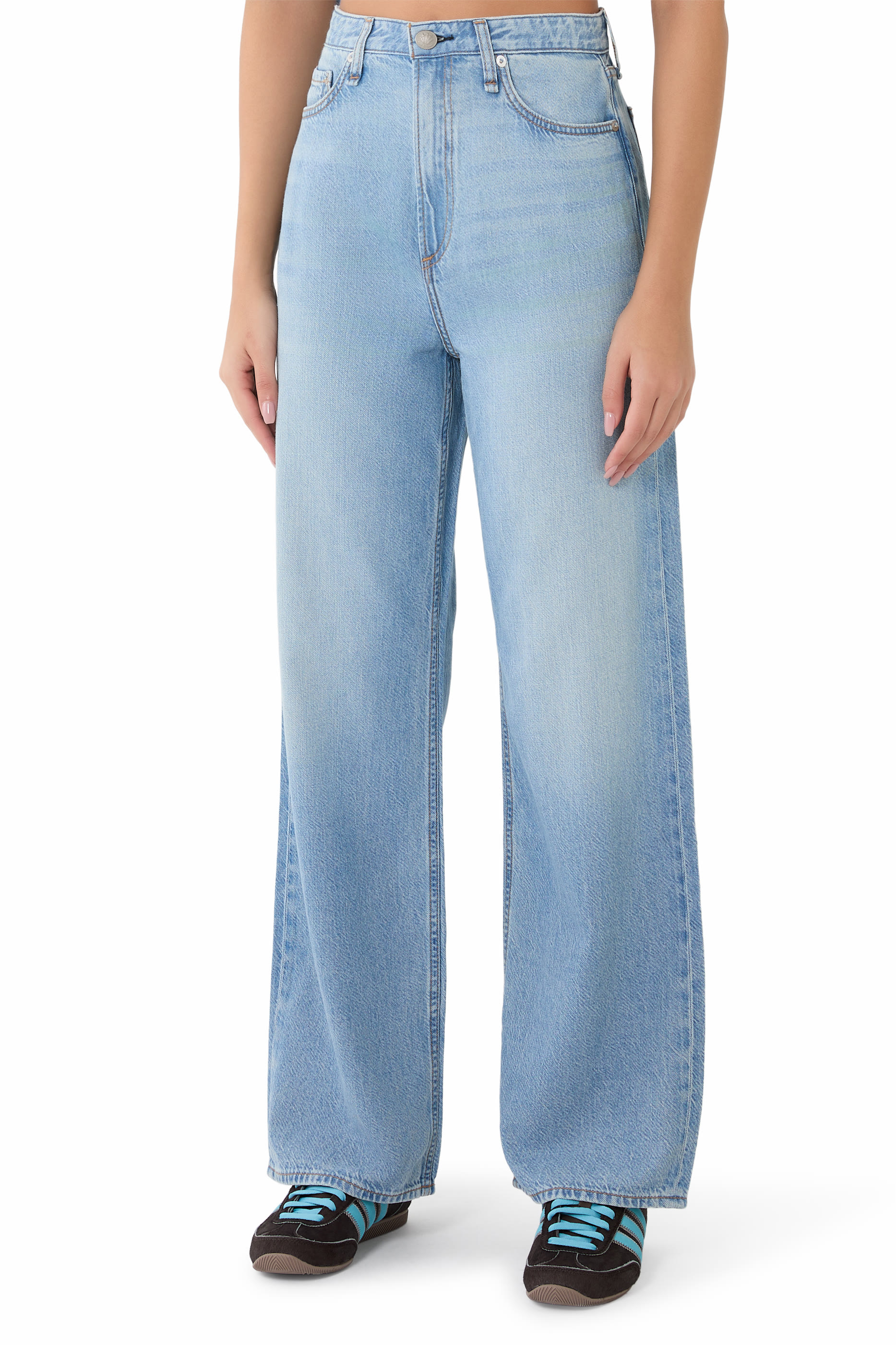 Featherweight Logan Wide-Leg Jeans