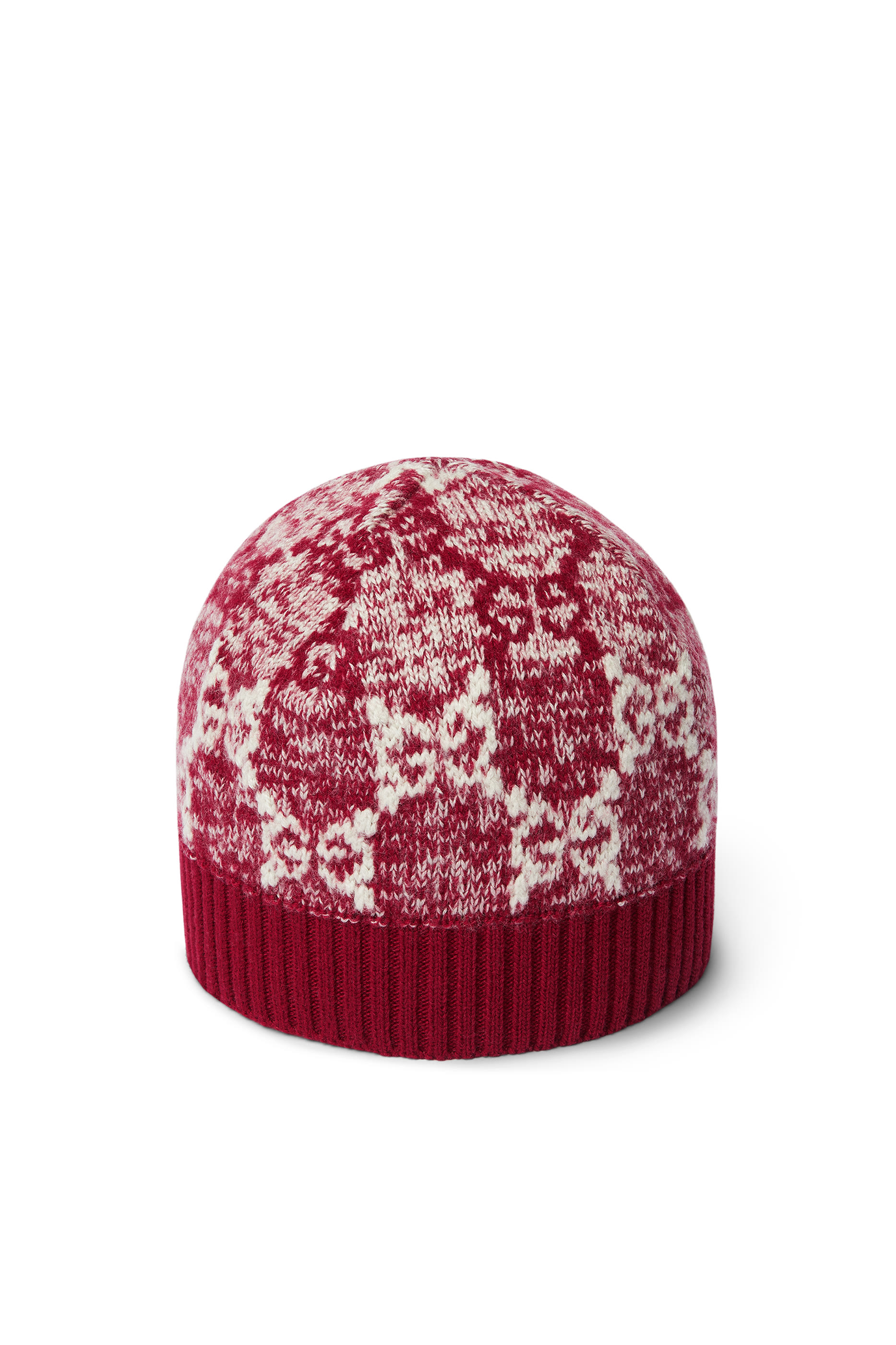 Kids GG Wool Jacquard Hat 