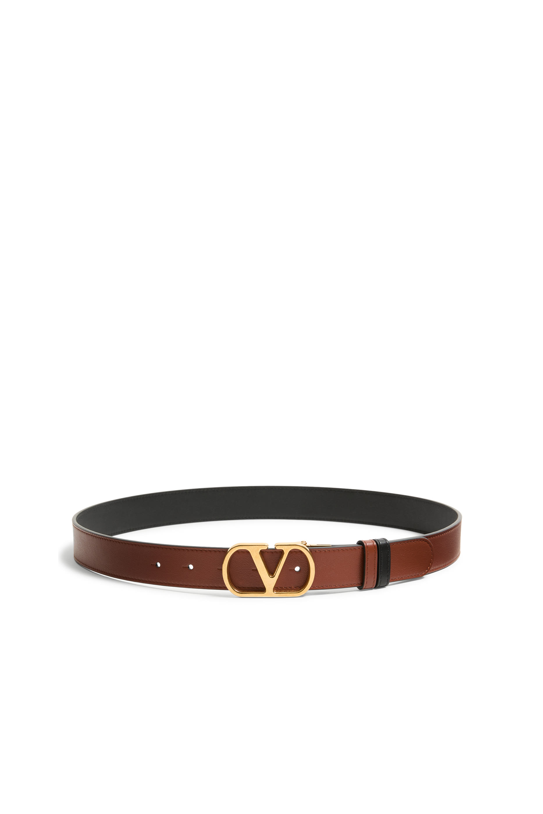 Reversible VLogo Signature Belt