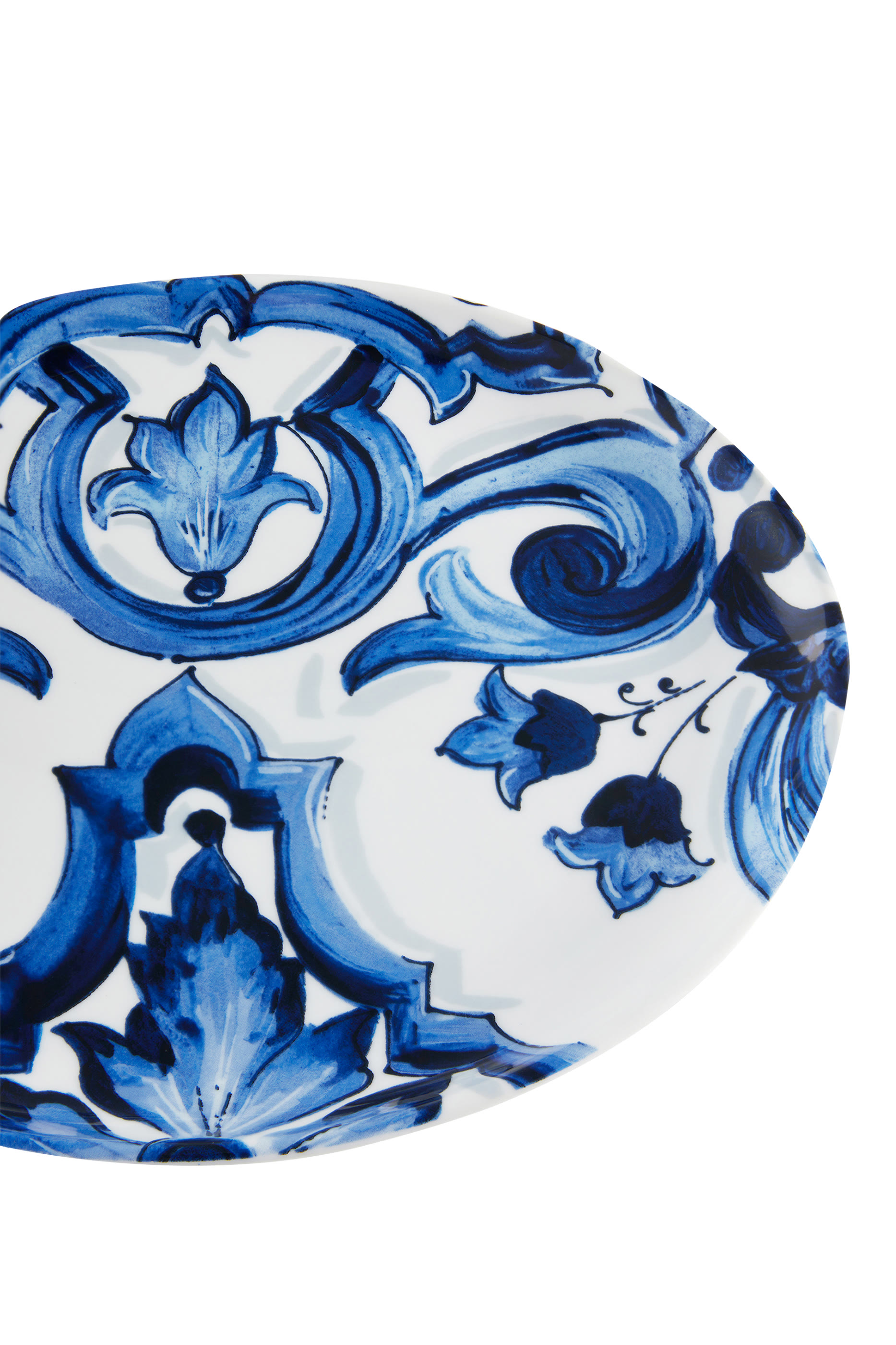 Fiore Blu Mediterraneo Small Oval Serving Plate