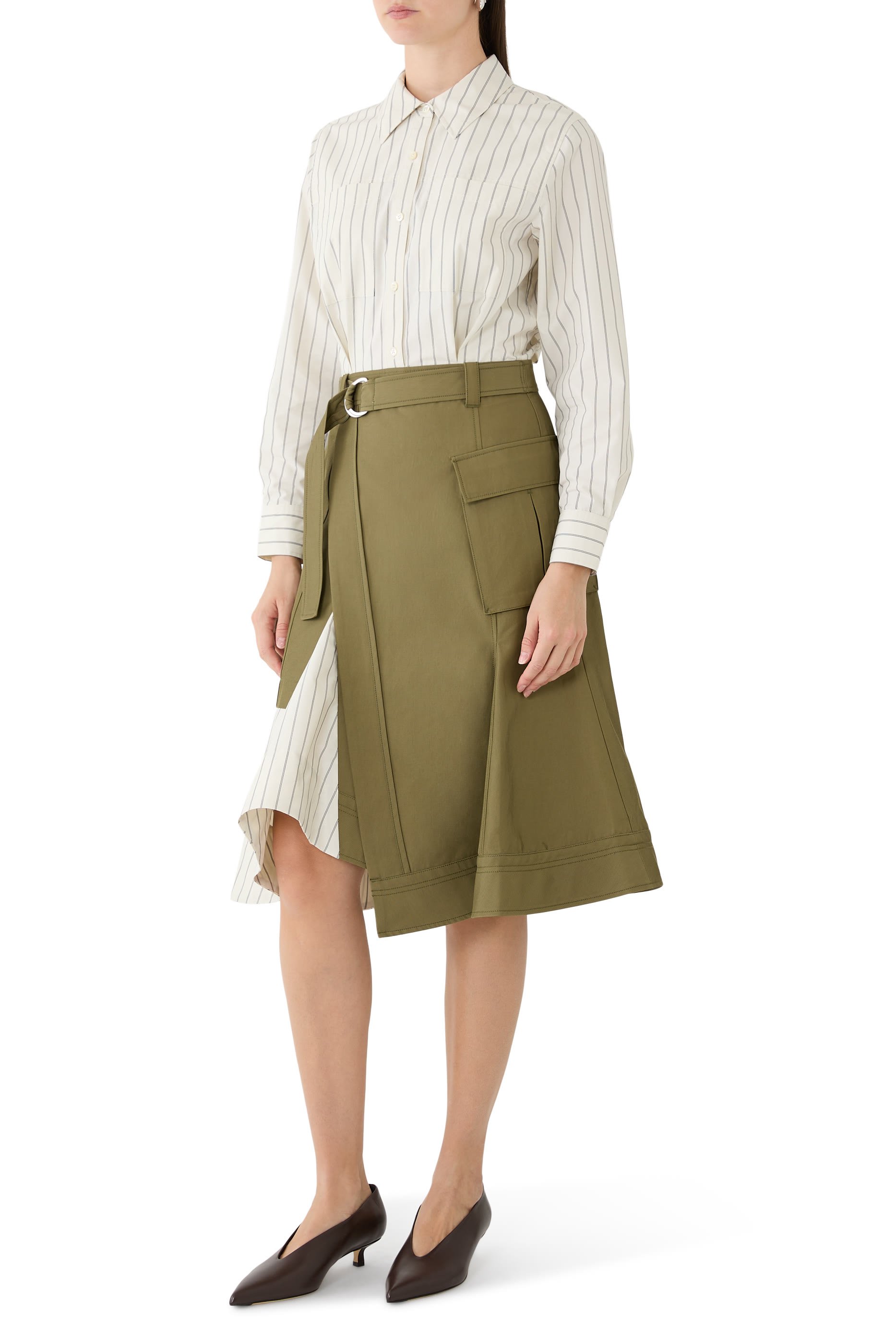 Hybrid Utility Shirt Dress