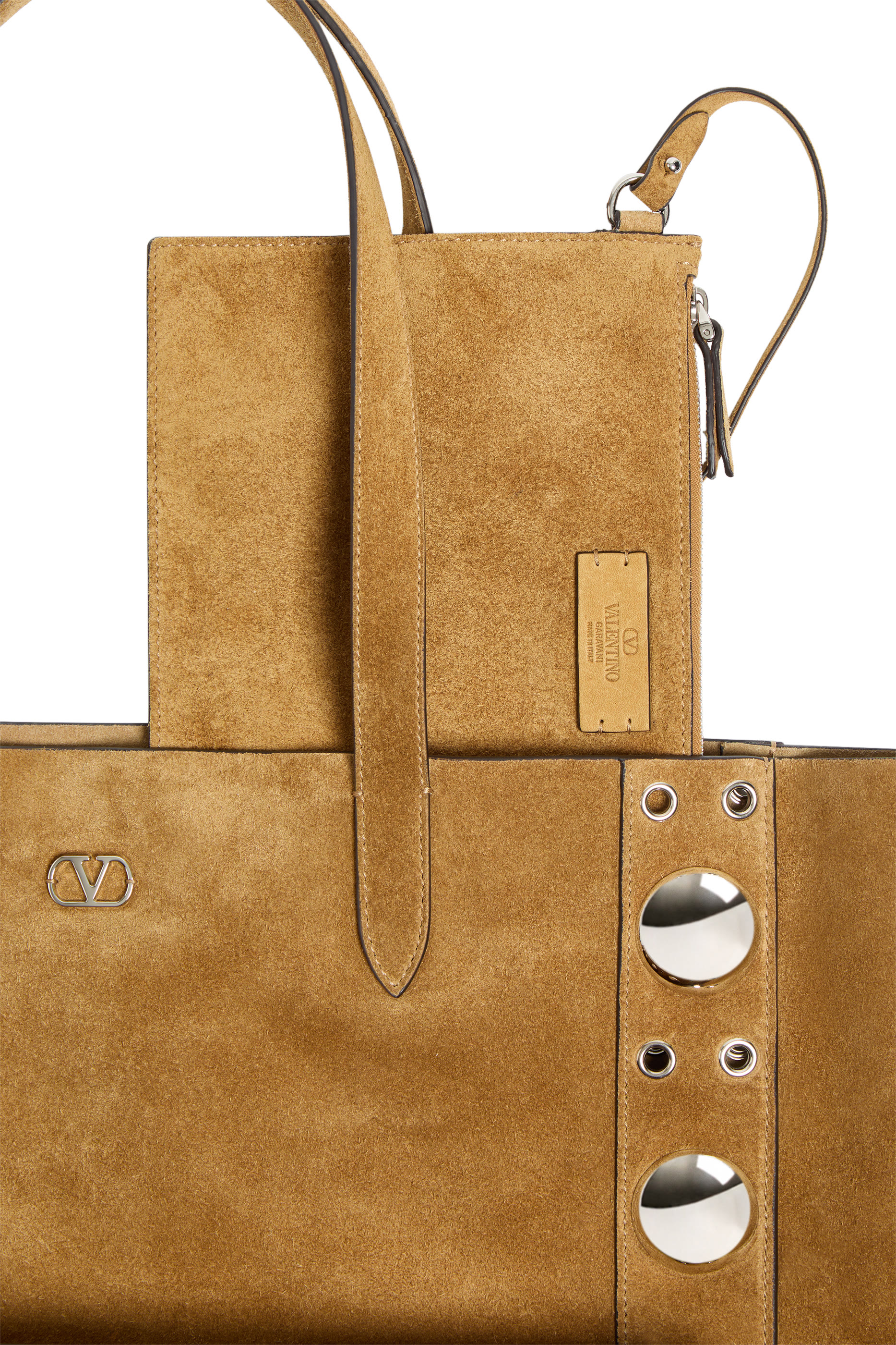 Medium Nellc&ocirc;te Suede Shopping Bag