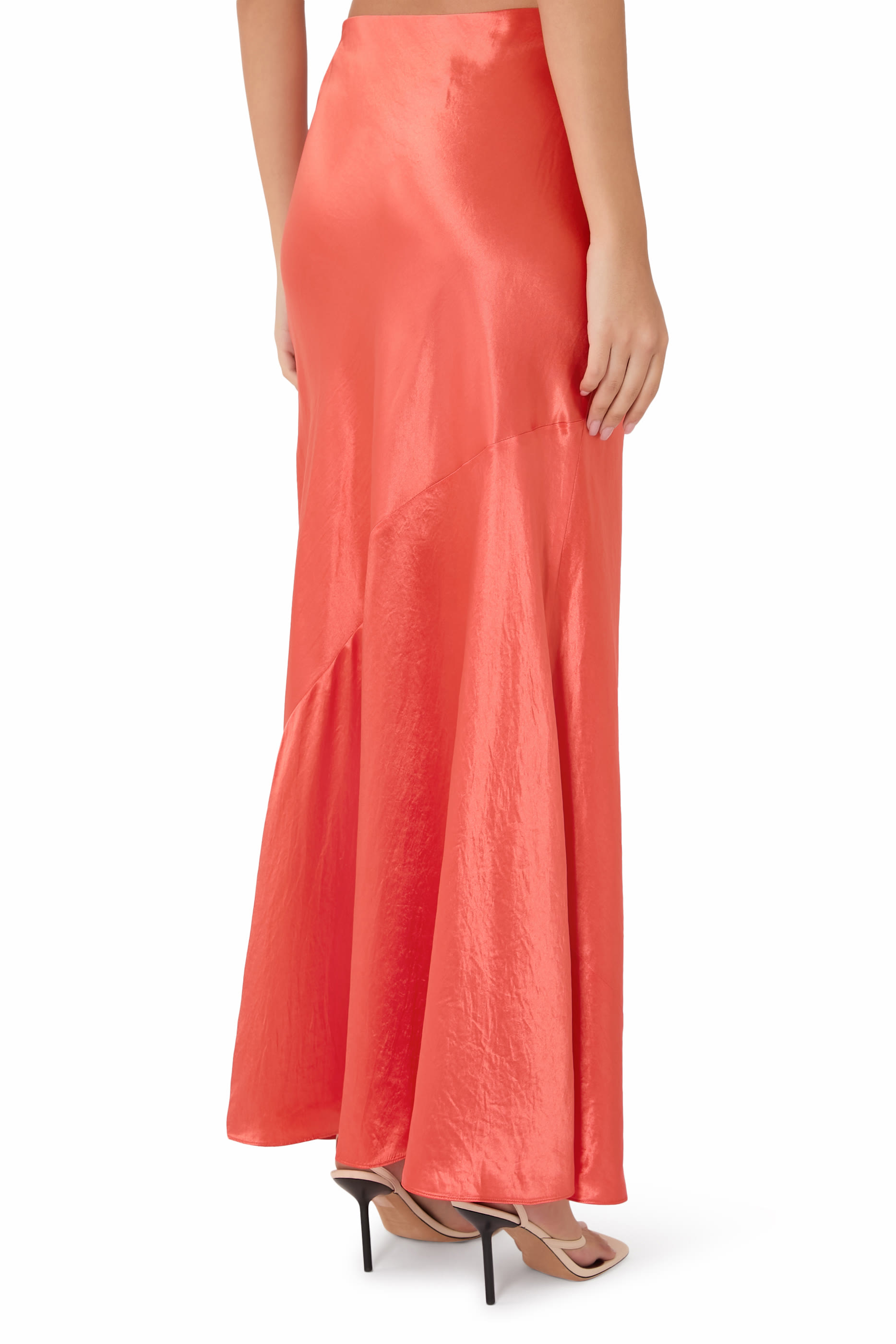 Satin Maxi Skirt