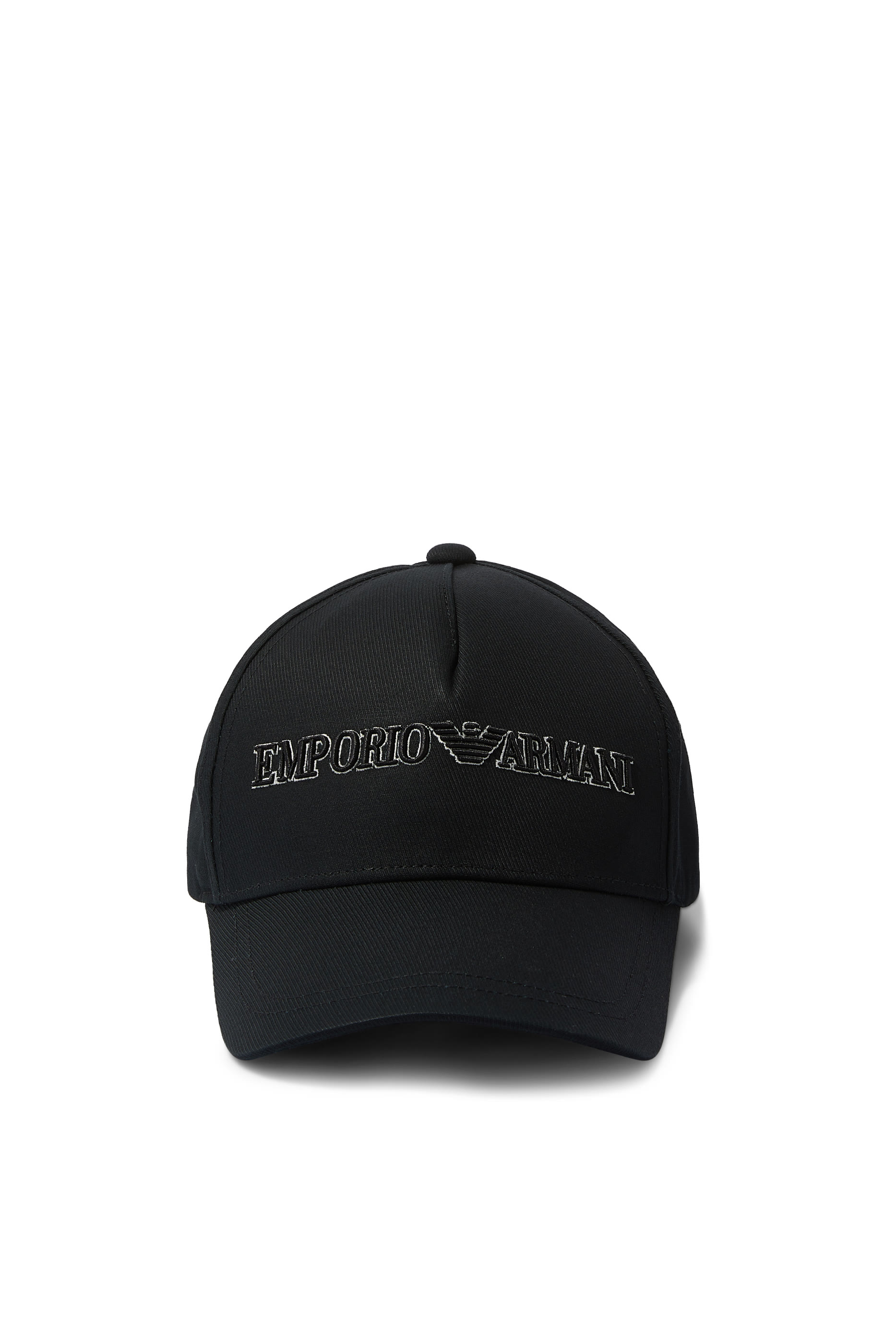 Baseball Cap with Embroidered Oversized Eagle