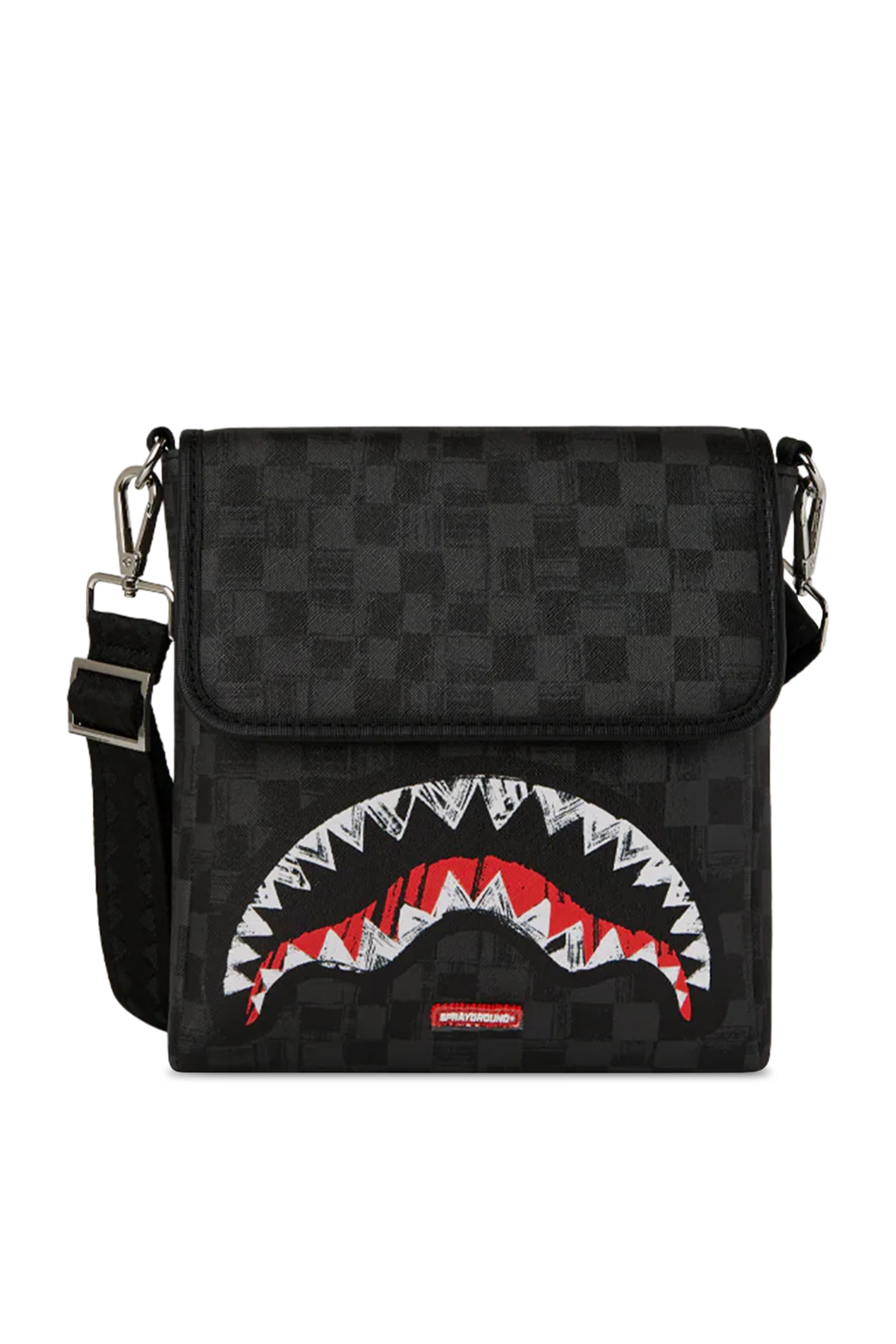 Kids Scribble Shark Messenger Bag