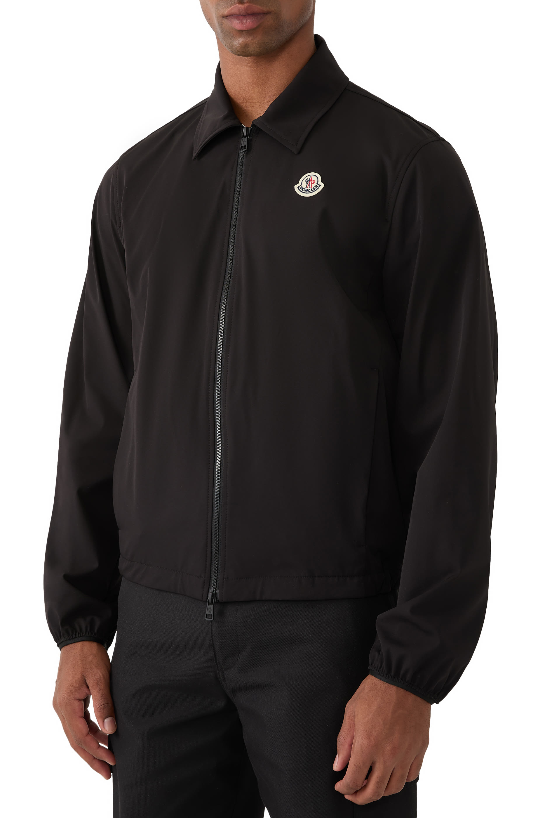Evandro Logo-Appliqu&eacute;d Shell Jacket
