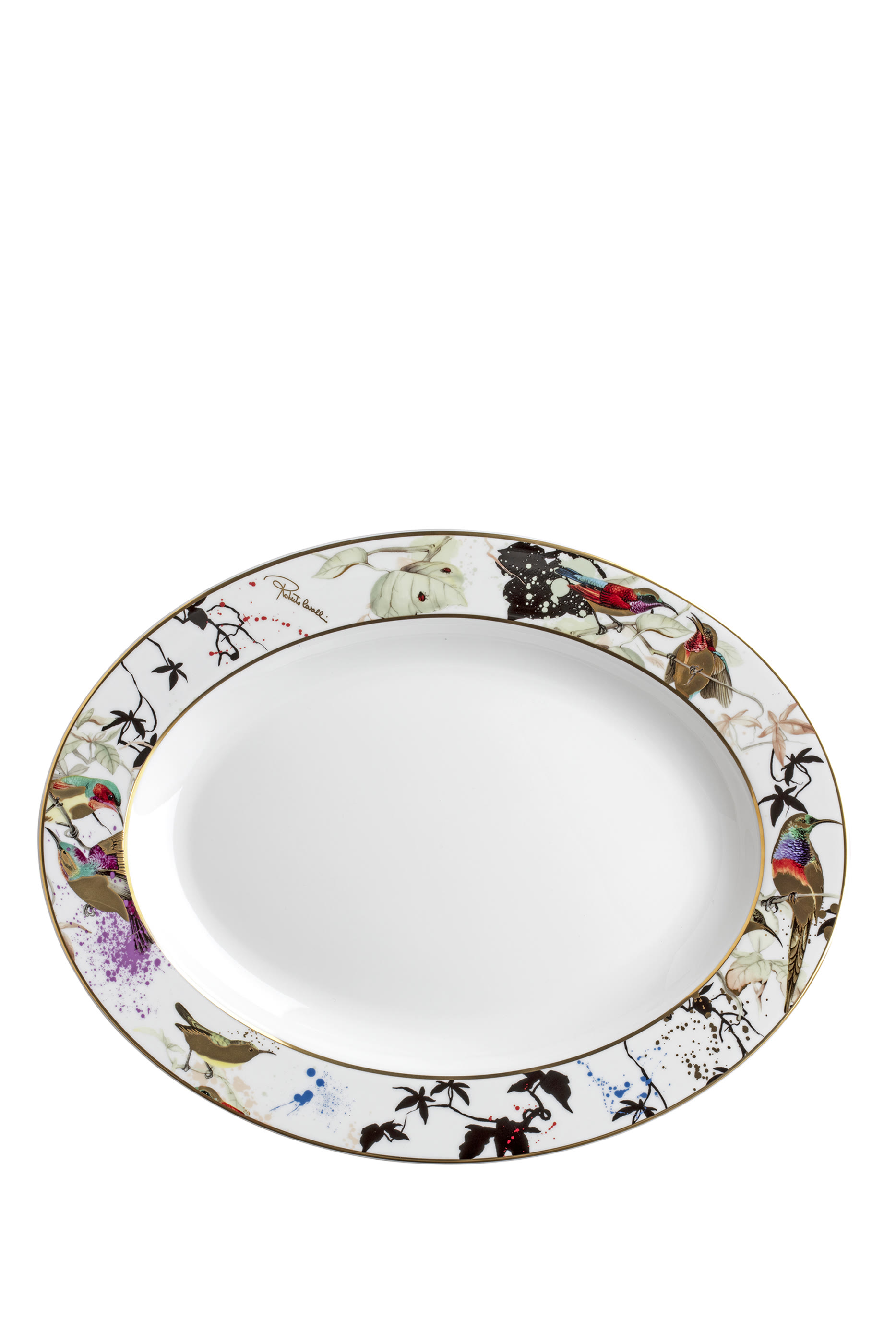 Garden&rsquo;s Birds Oval Dish 