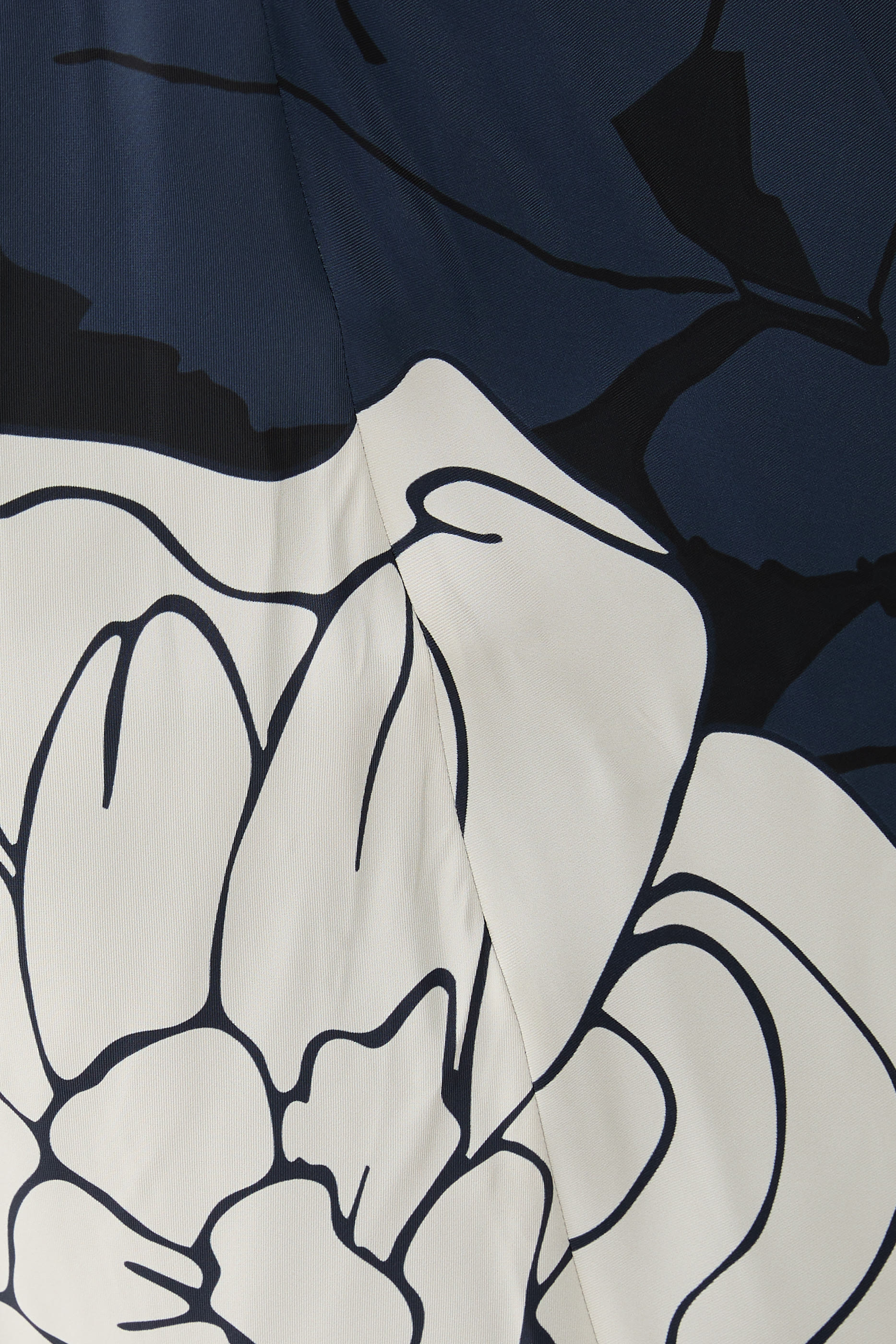 Gathered V-Neck Midi Dress