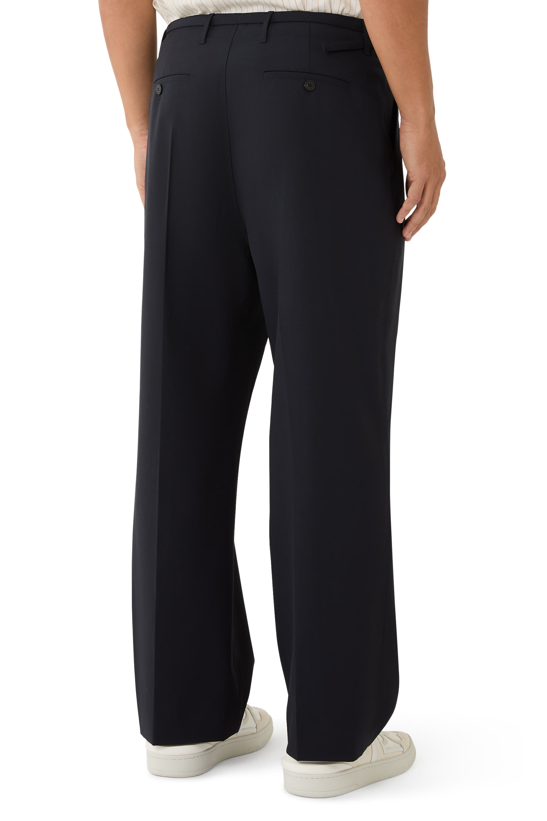 Pleat Belted Trousers 