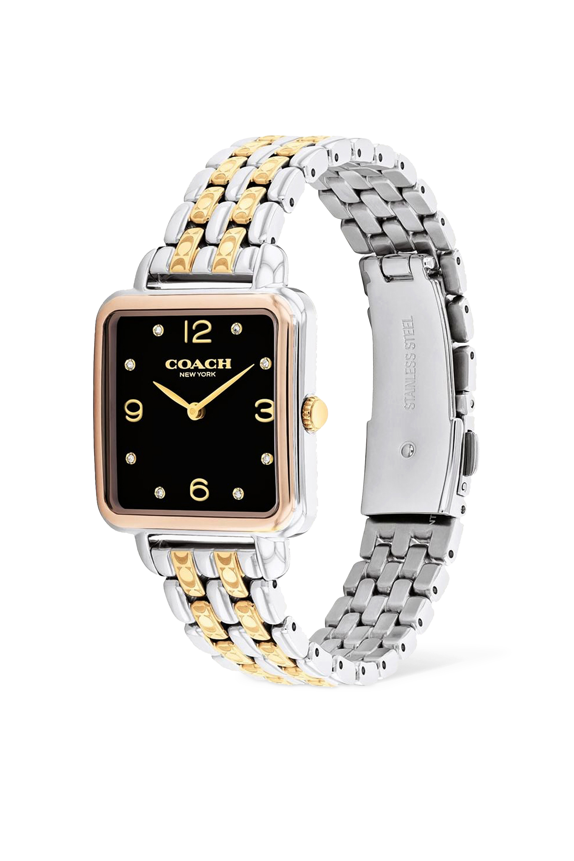 Two-Tone Stainless Steel Watch