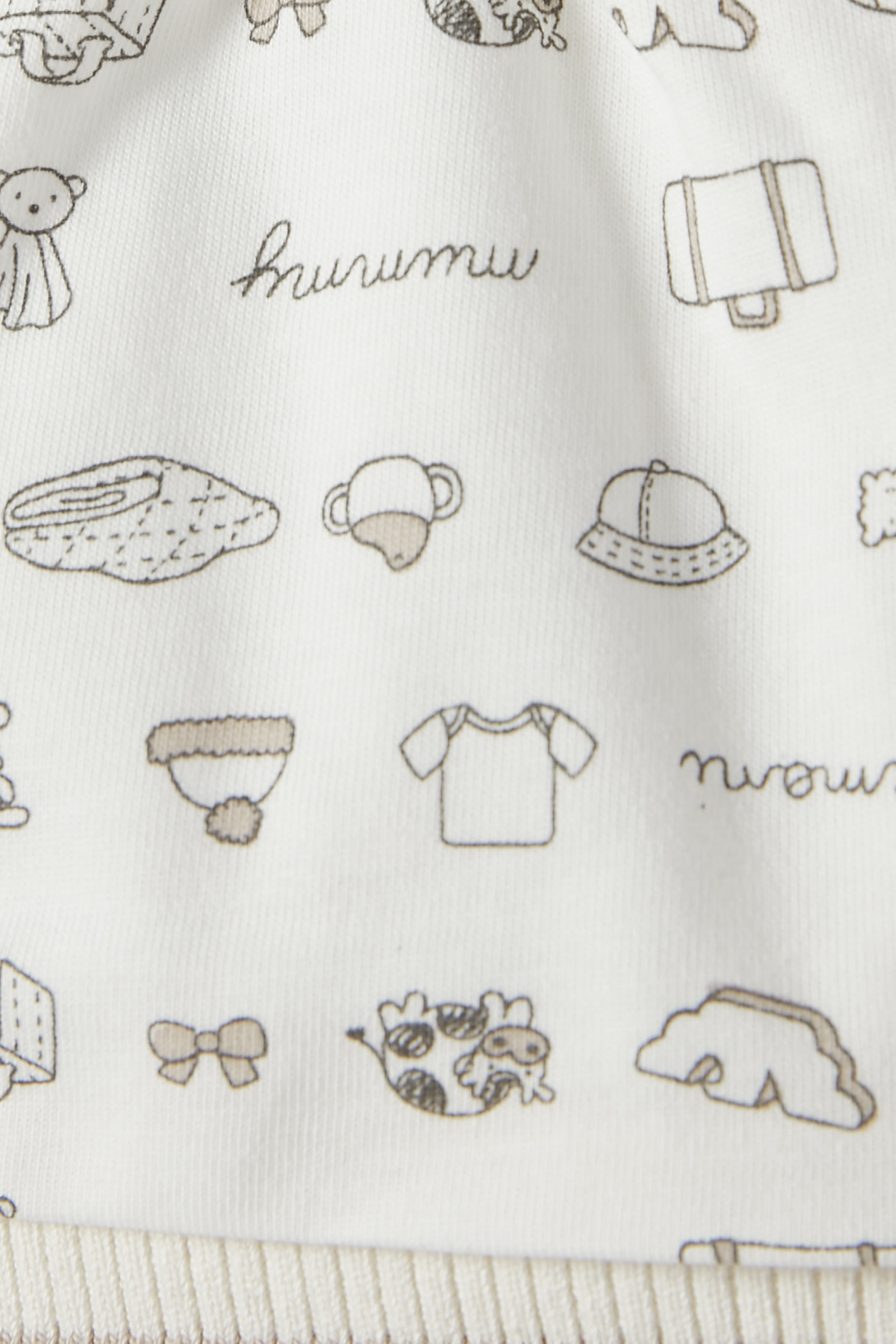 Kids Printed Cotton Beanie Hat