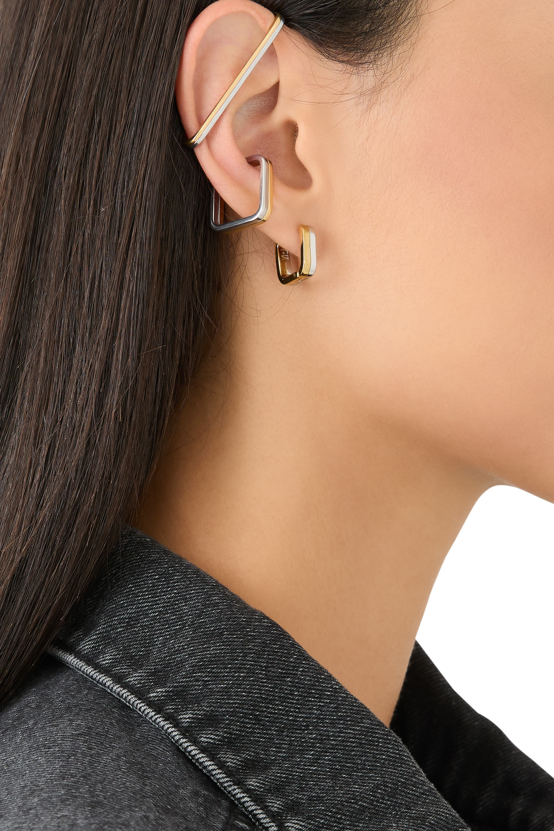 Ashley Two-Tone Single Ear Cuff