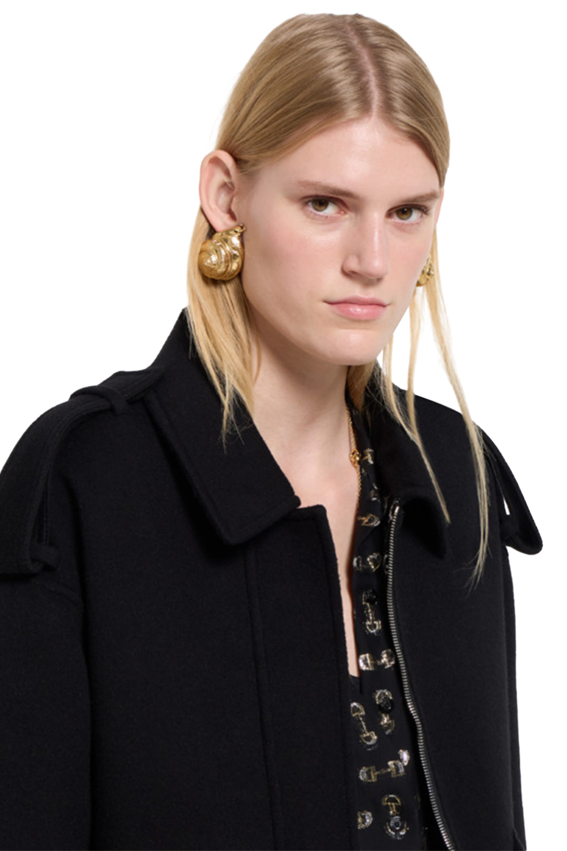  Silk Wool Bomber Jacket