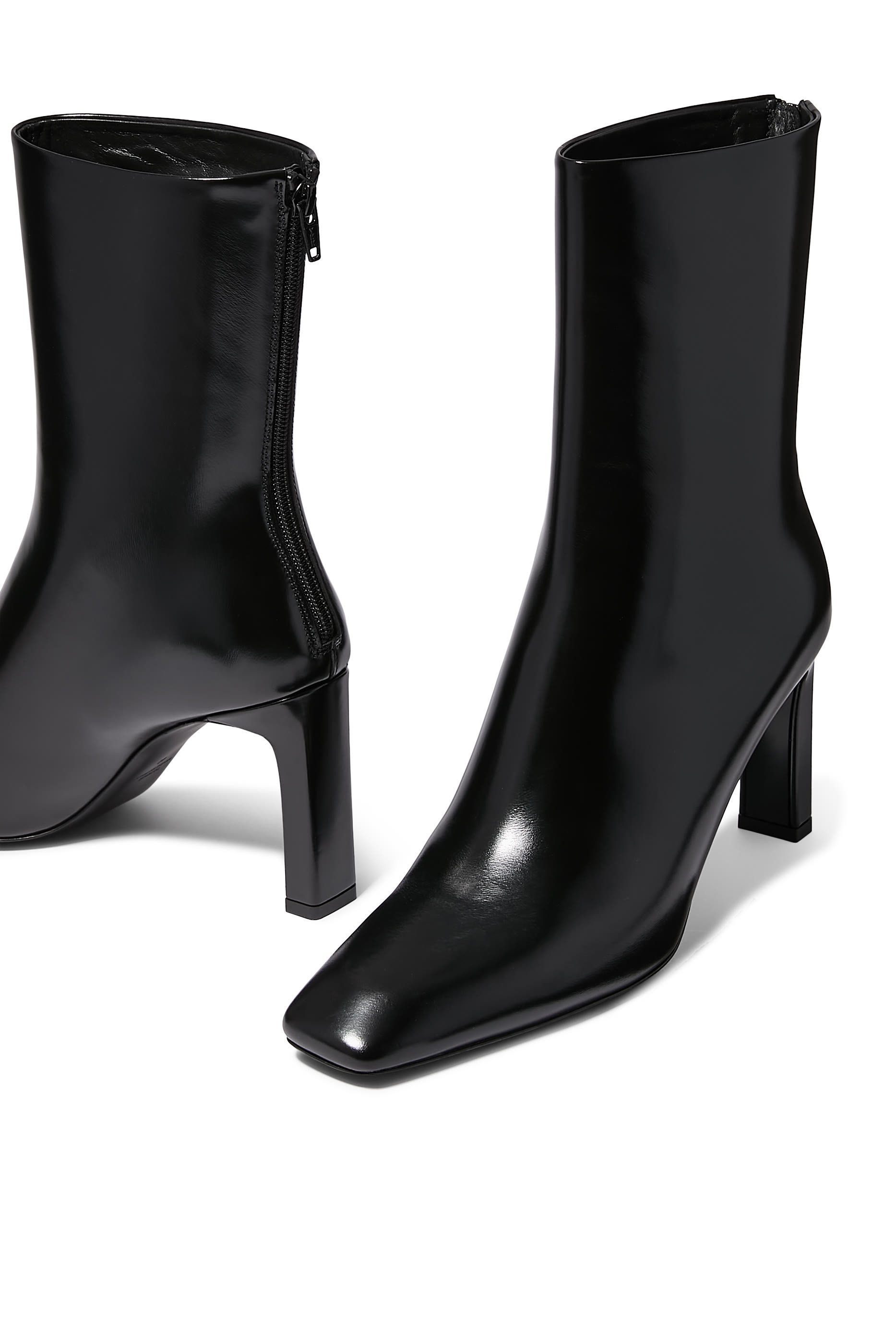  Bar Glossy 85 Leather Boots