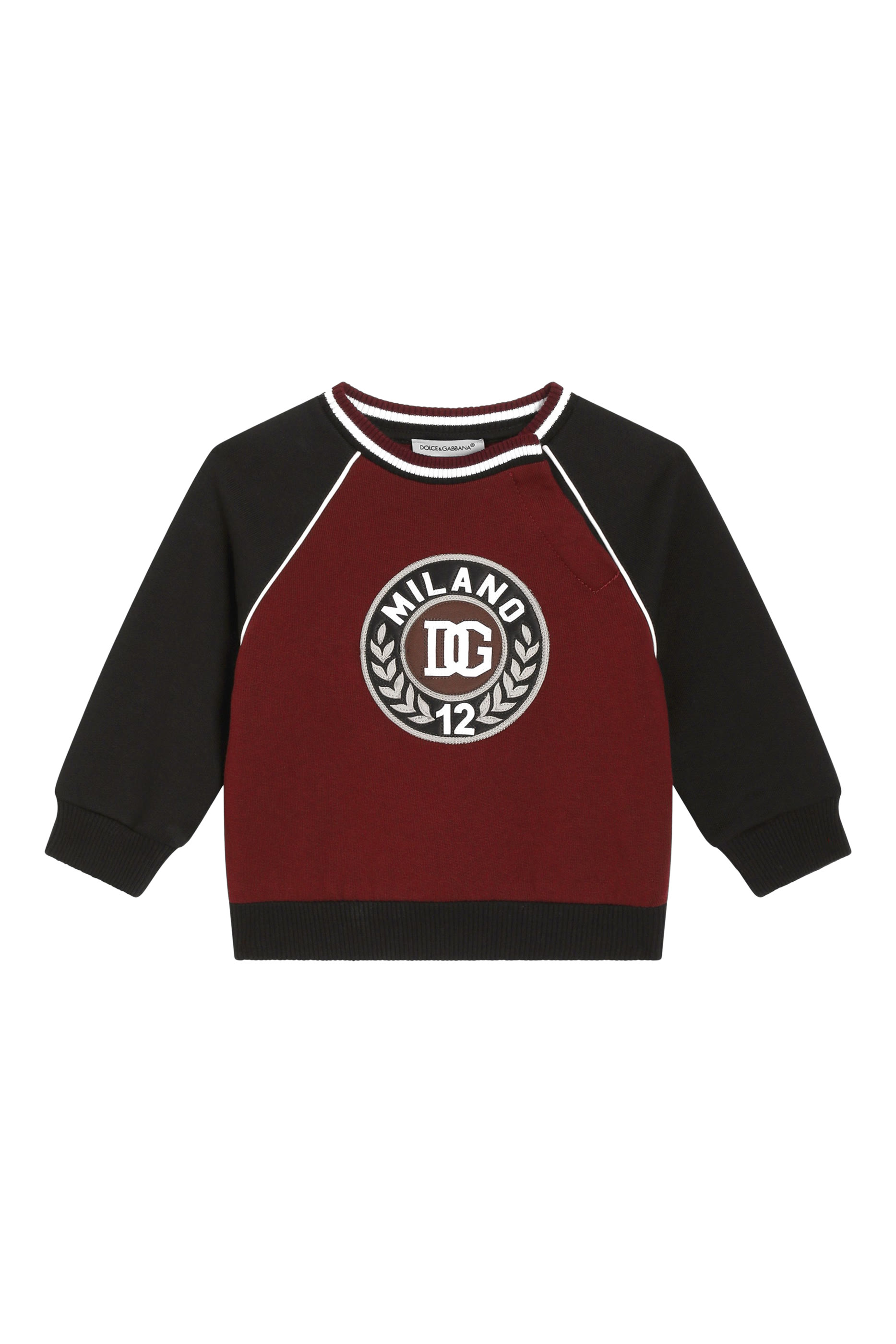 Kids Embroidered Sweatshirt with Appliqu&eacute;
