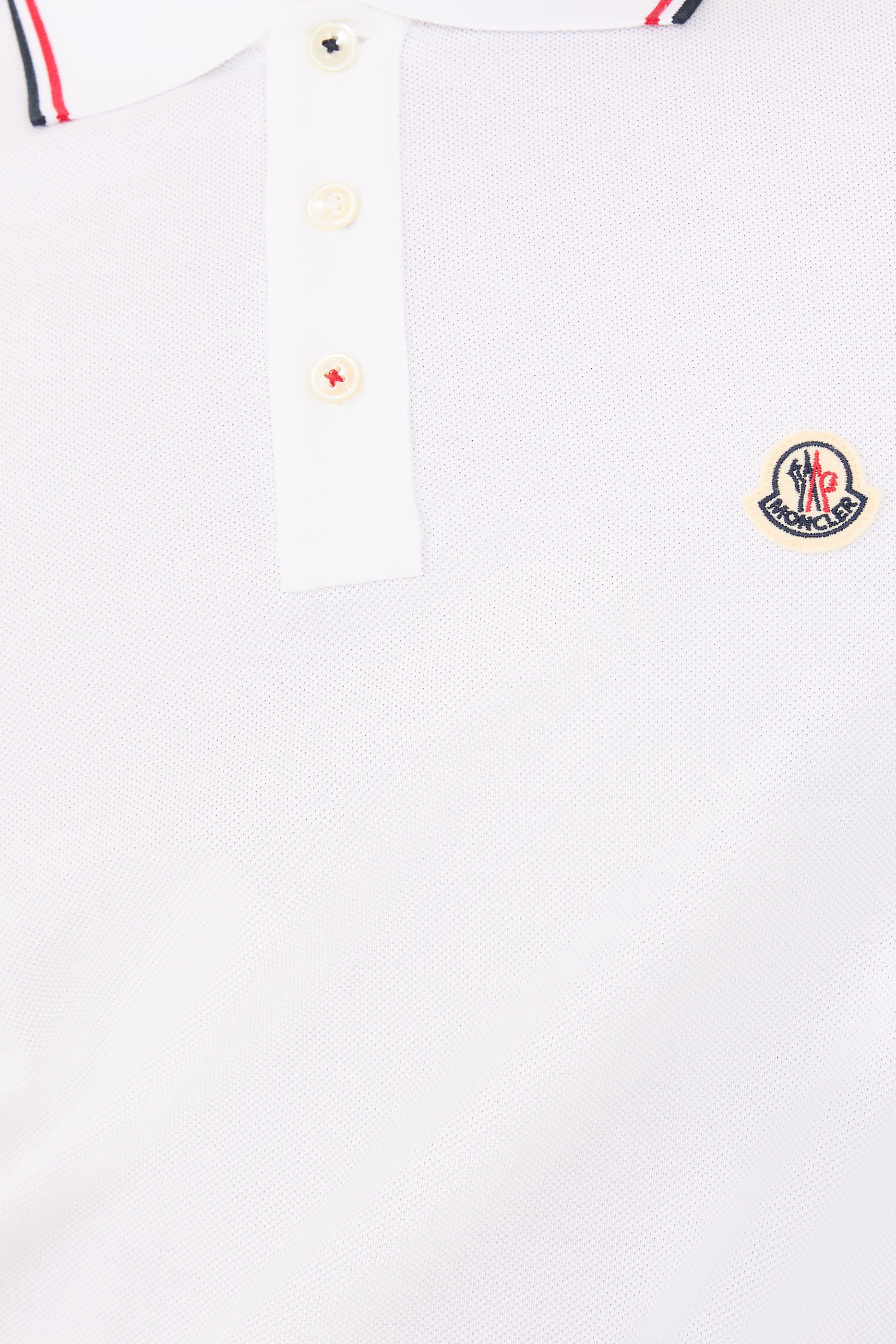 Tricolor-Trimmed Cotton Piquet Polo Shirt