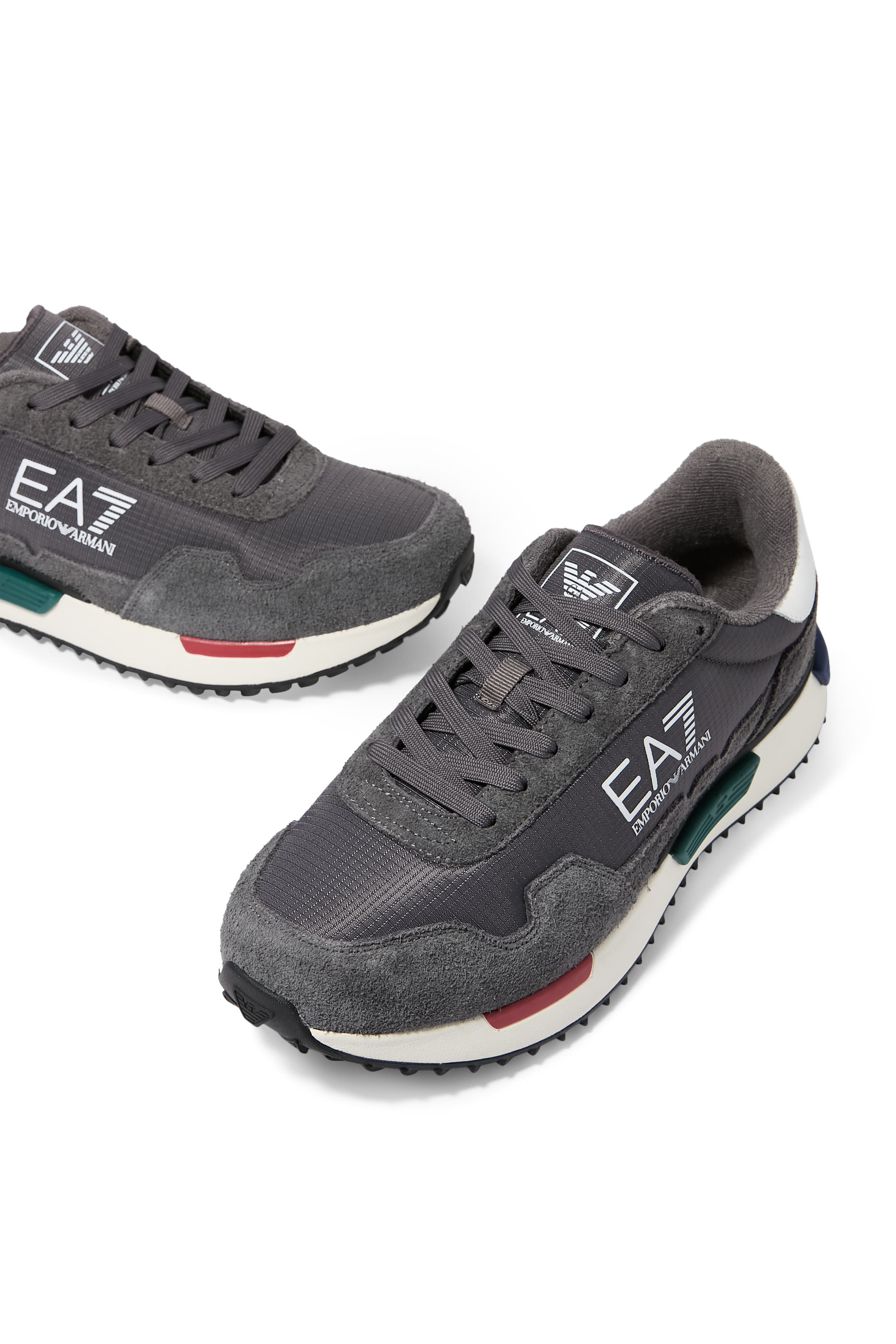  EA7 Logo Running Sneakers