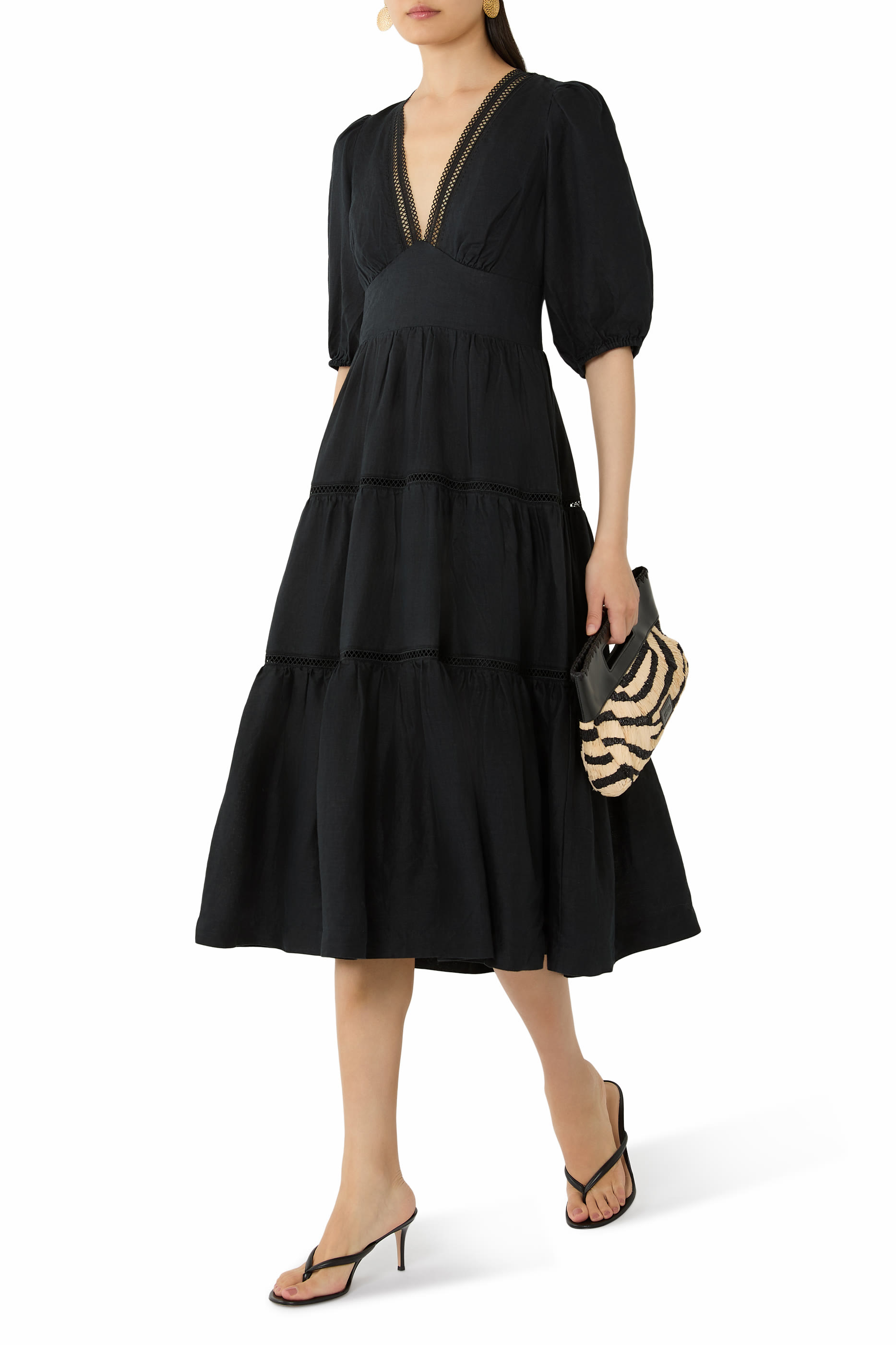 Meteora Lace Midi Dress