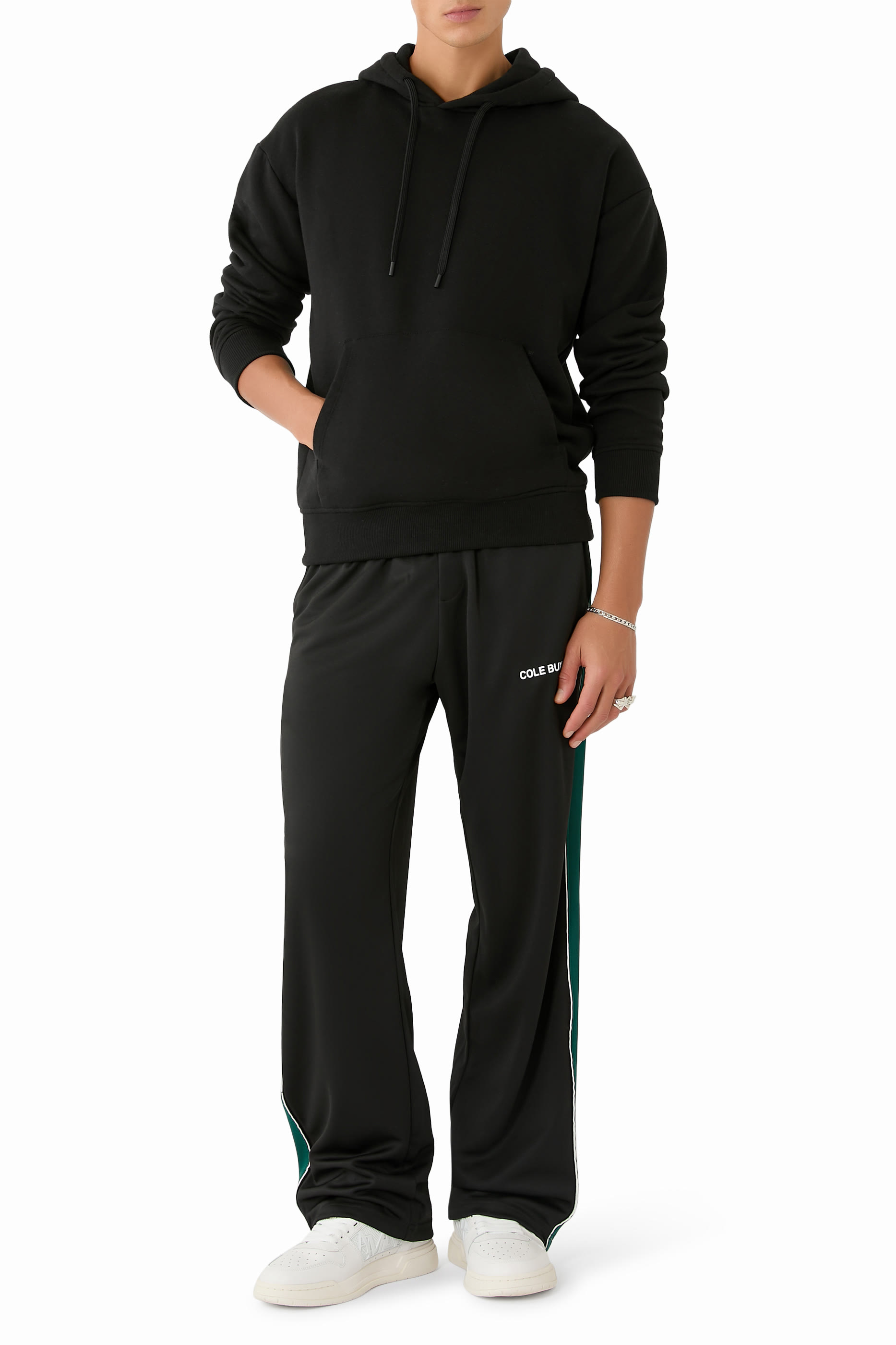 Contrast Tape Track Pants