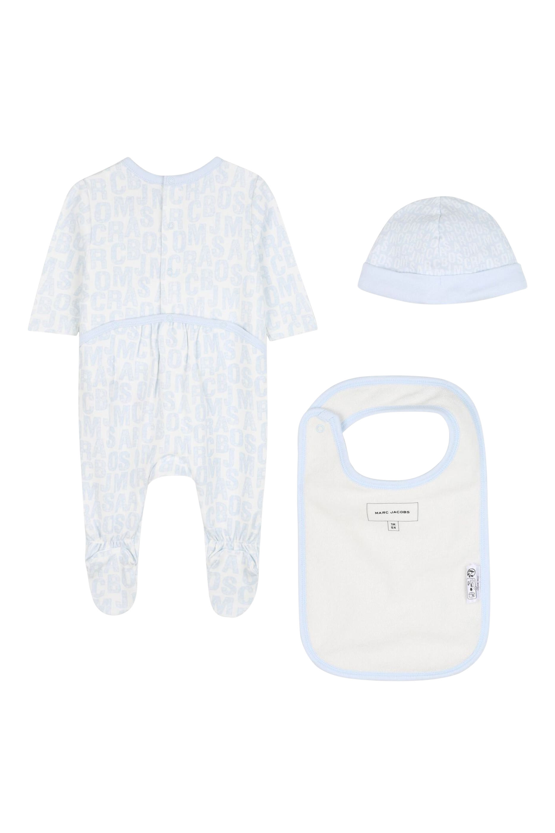 Kids 3-Piece Logo-Print Babygrow Set