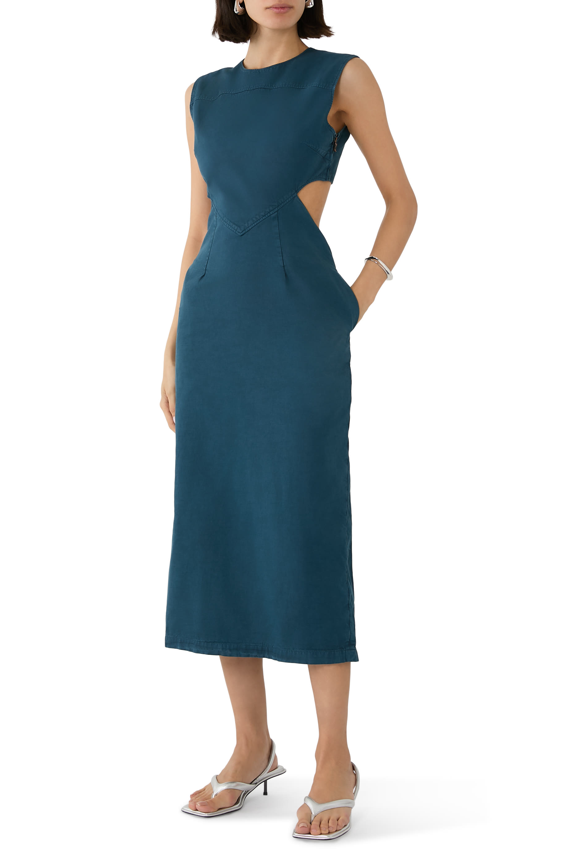 Product-Dyed Finx Gabardine Dress 