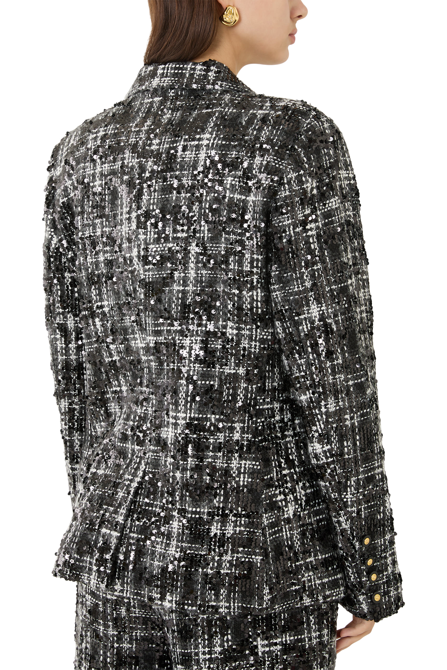 Colin Sequined Tweed Blazer