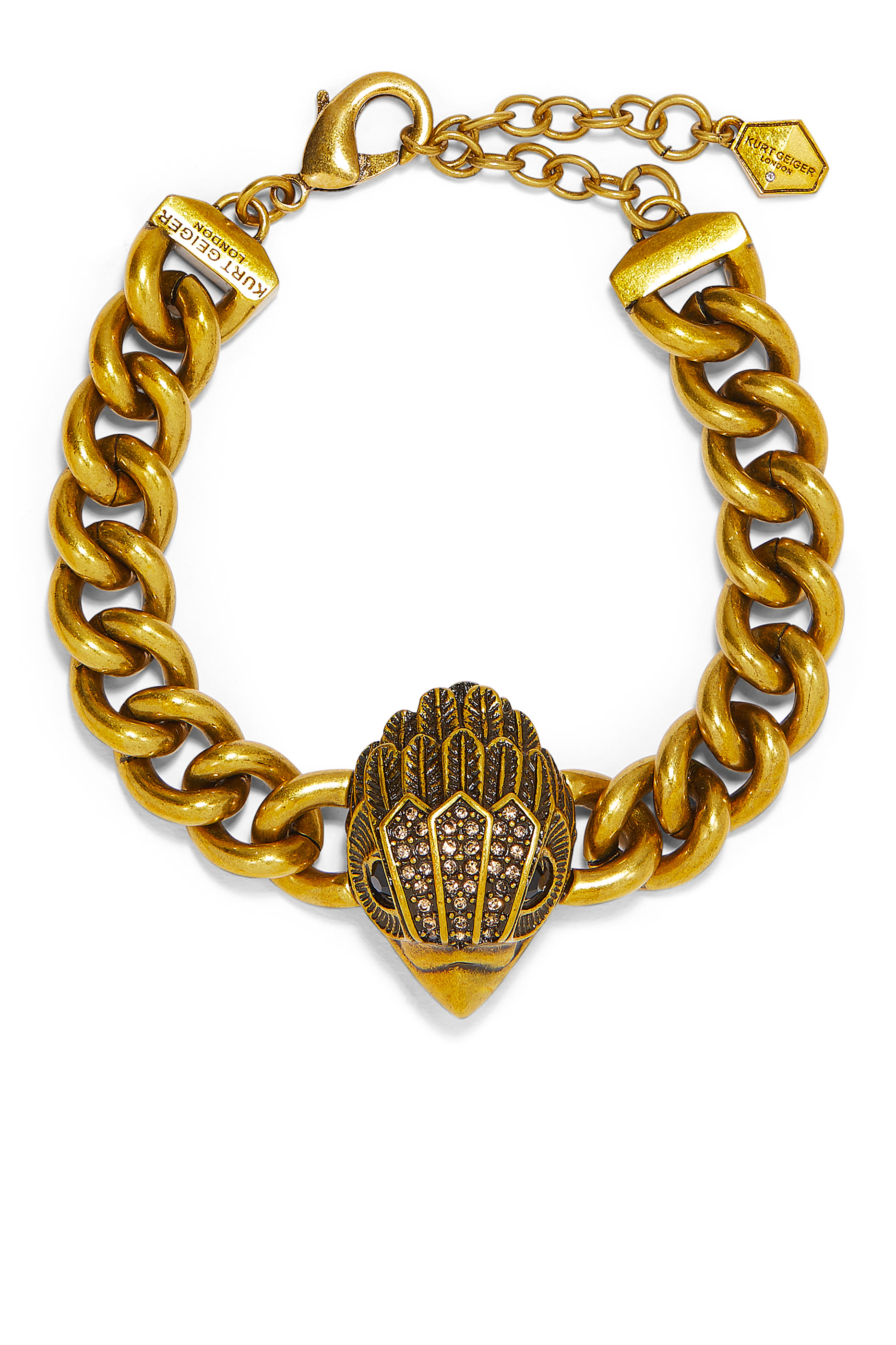 Eagle XL Chunky Bracelet, Brass