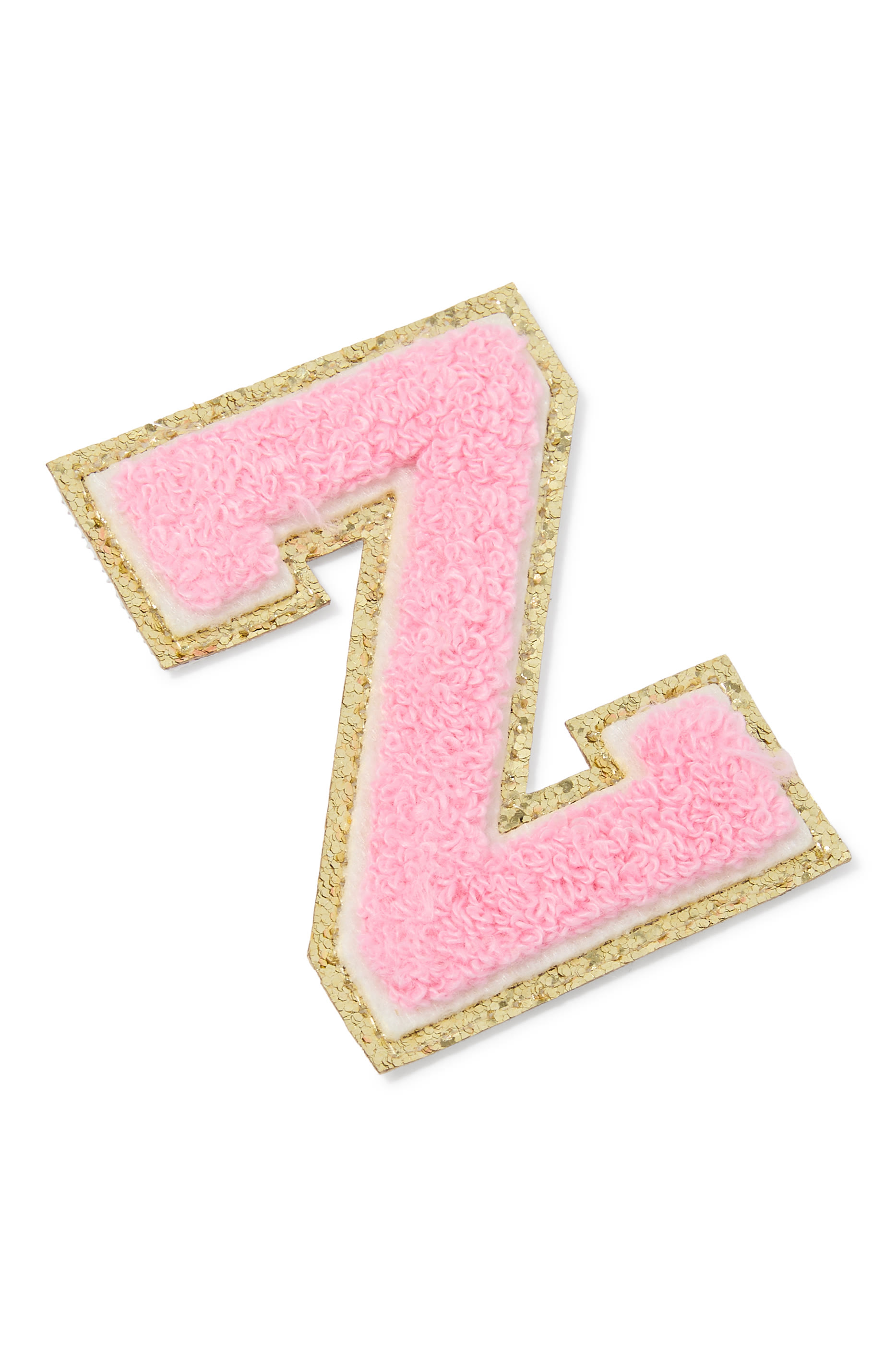 3&rdquo; Chenille Sparkle Z Letter Patch