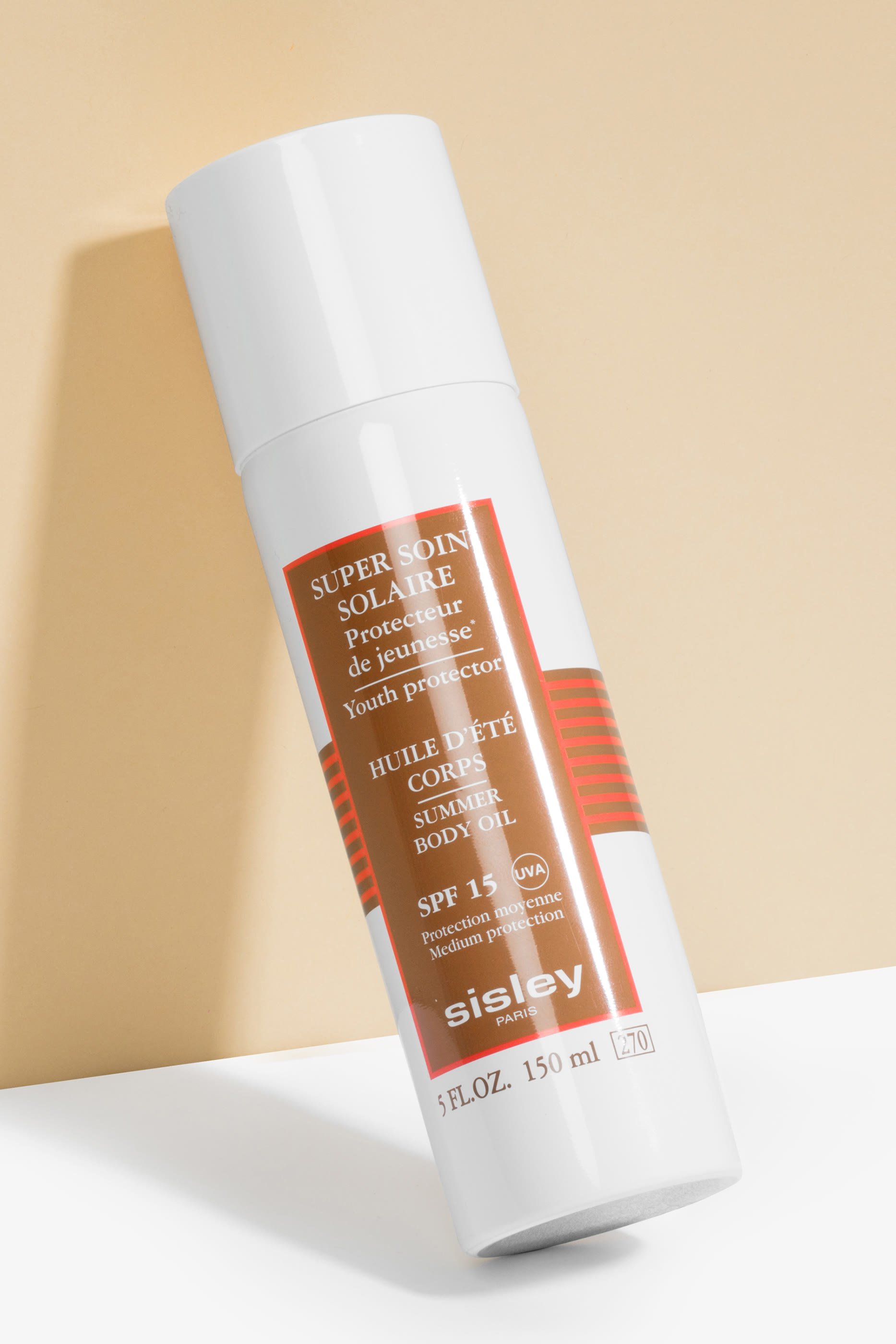 Soin Solaire Tinted Sunscreen Cream Summer Body Oil Spf15, 150ml