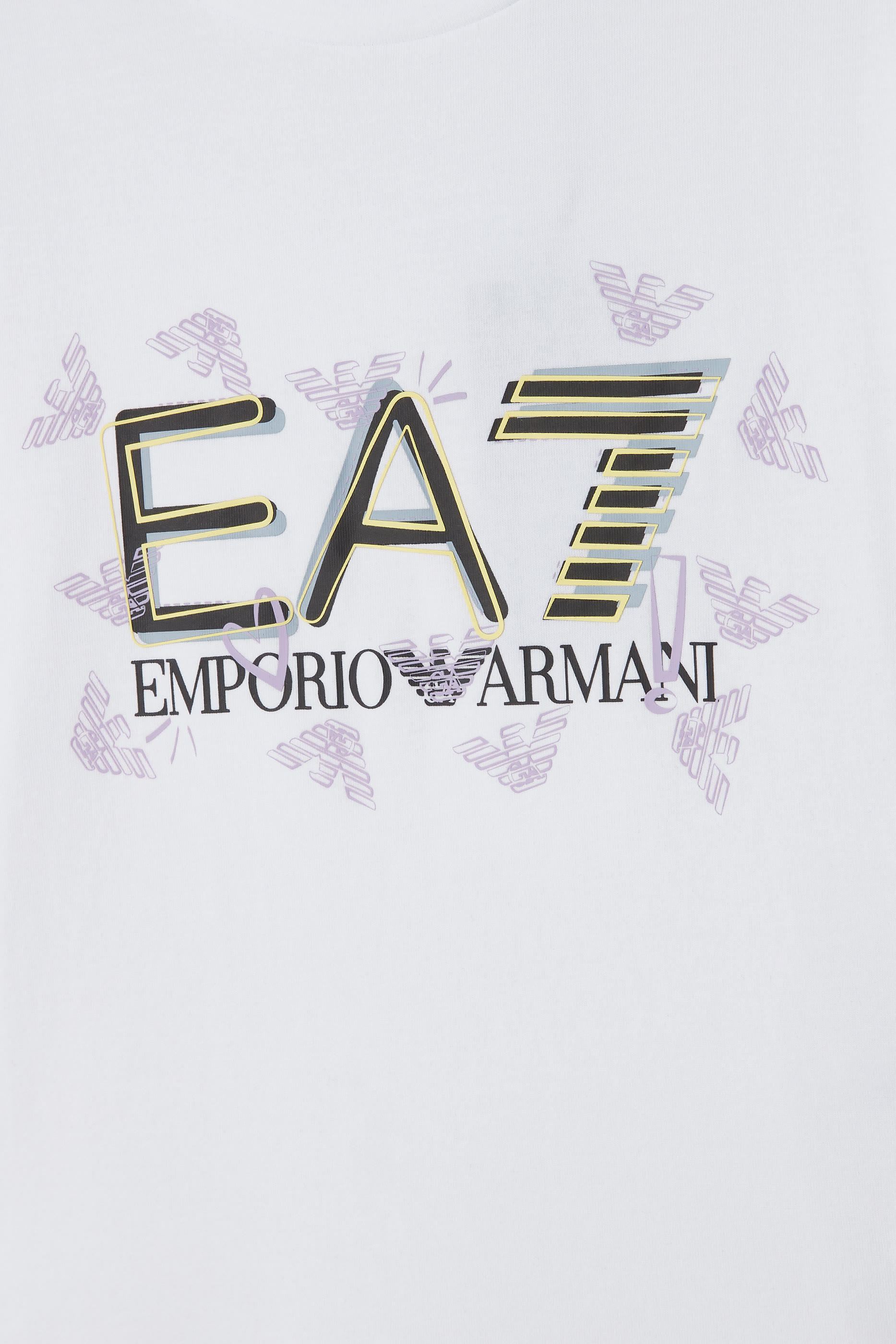 Kids EA7 Logo T-Shirt