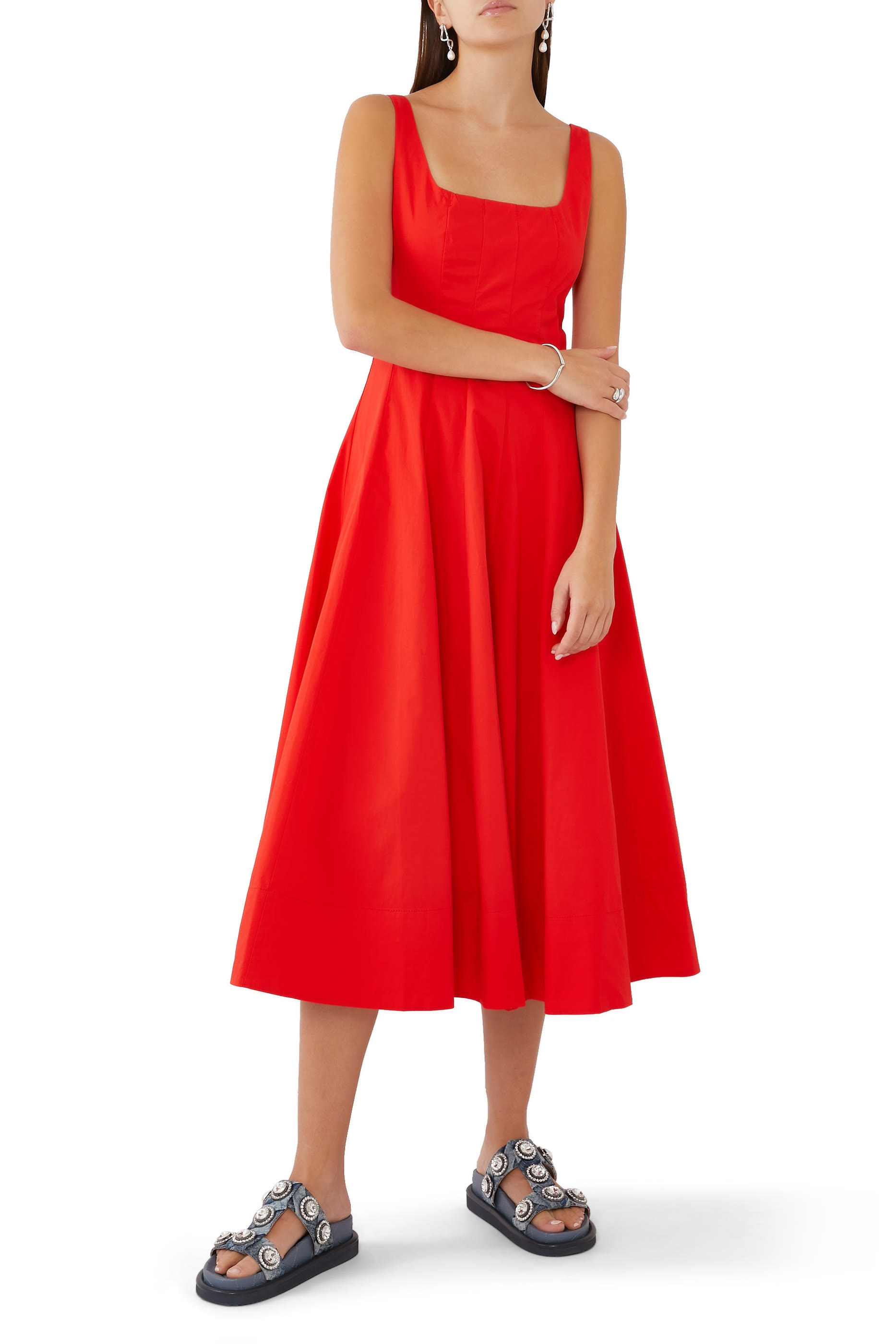 Orson Crystal Denim Sandals