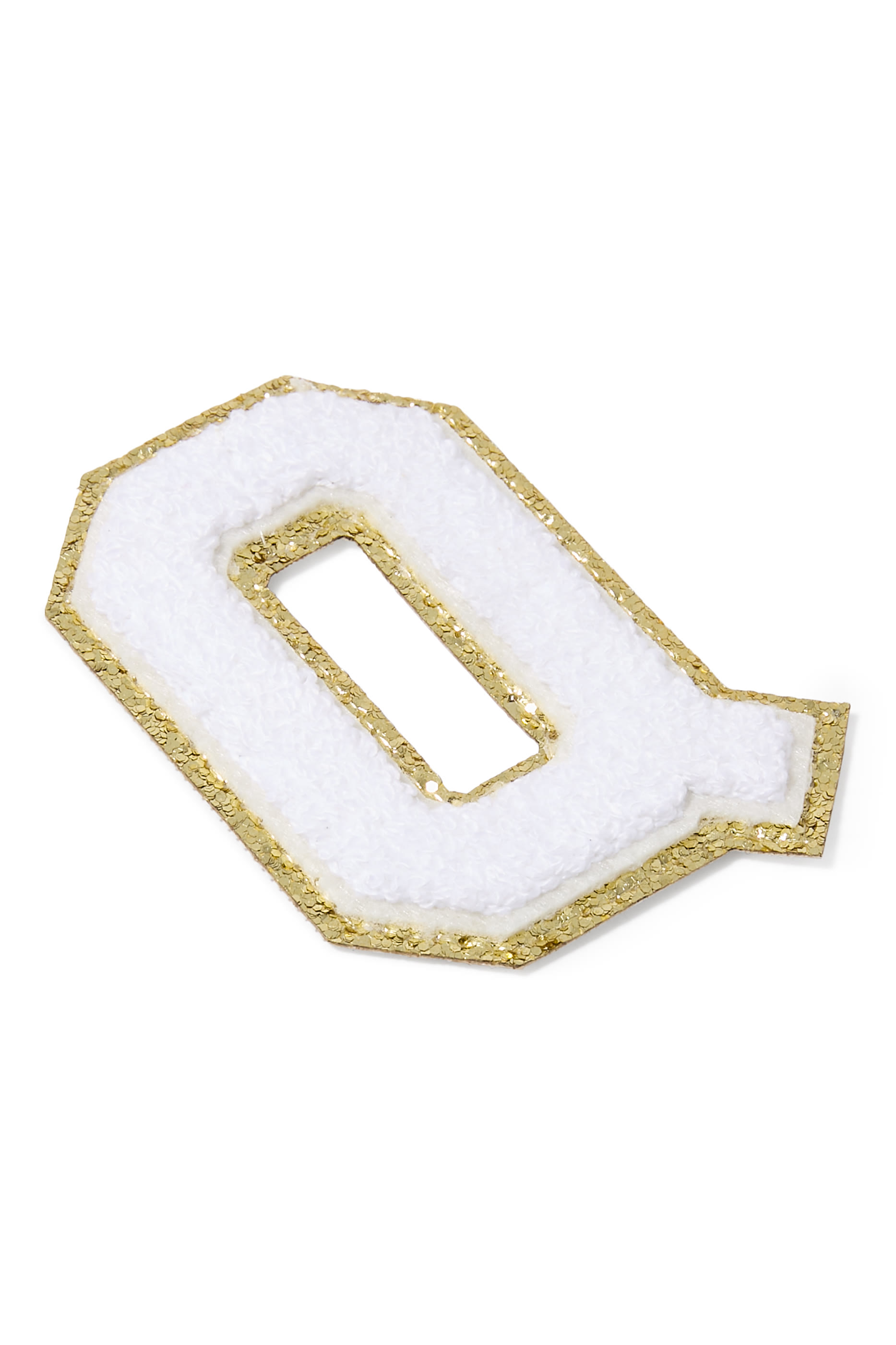 Kids Chenille Sparkle Letter 'Q' Patch