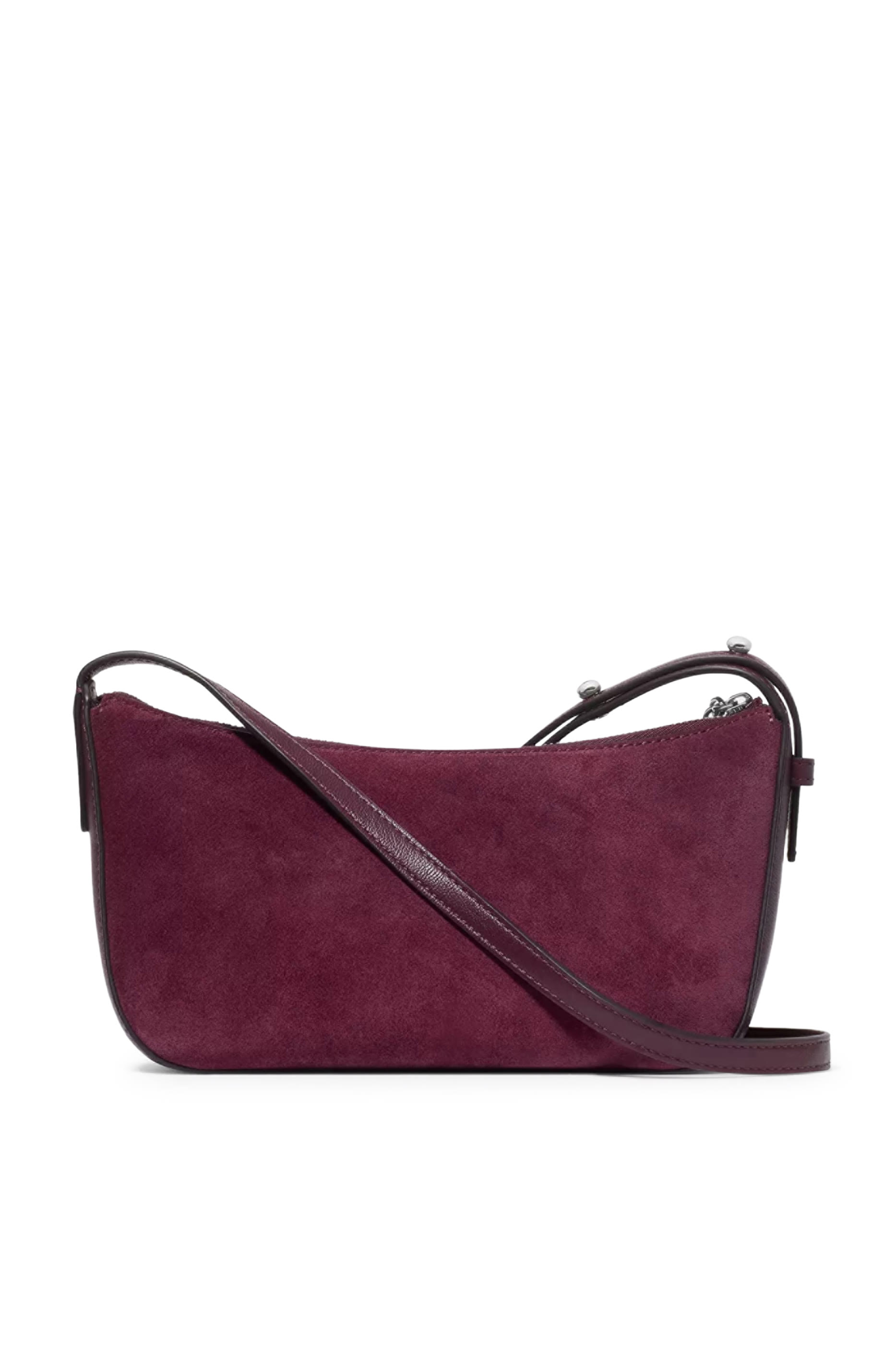  Halo Suede Crossbody Bag