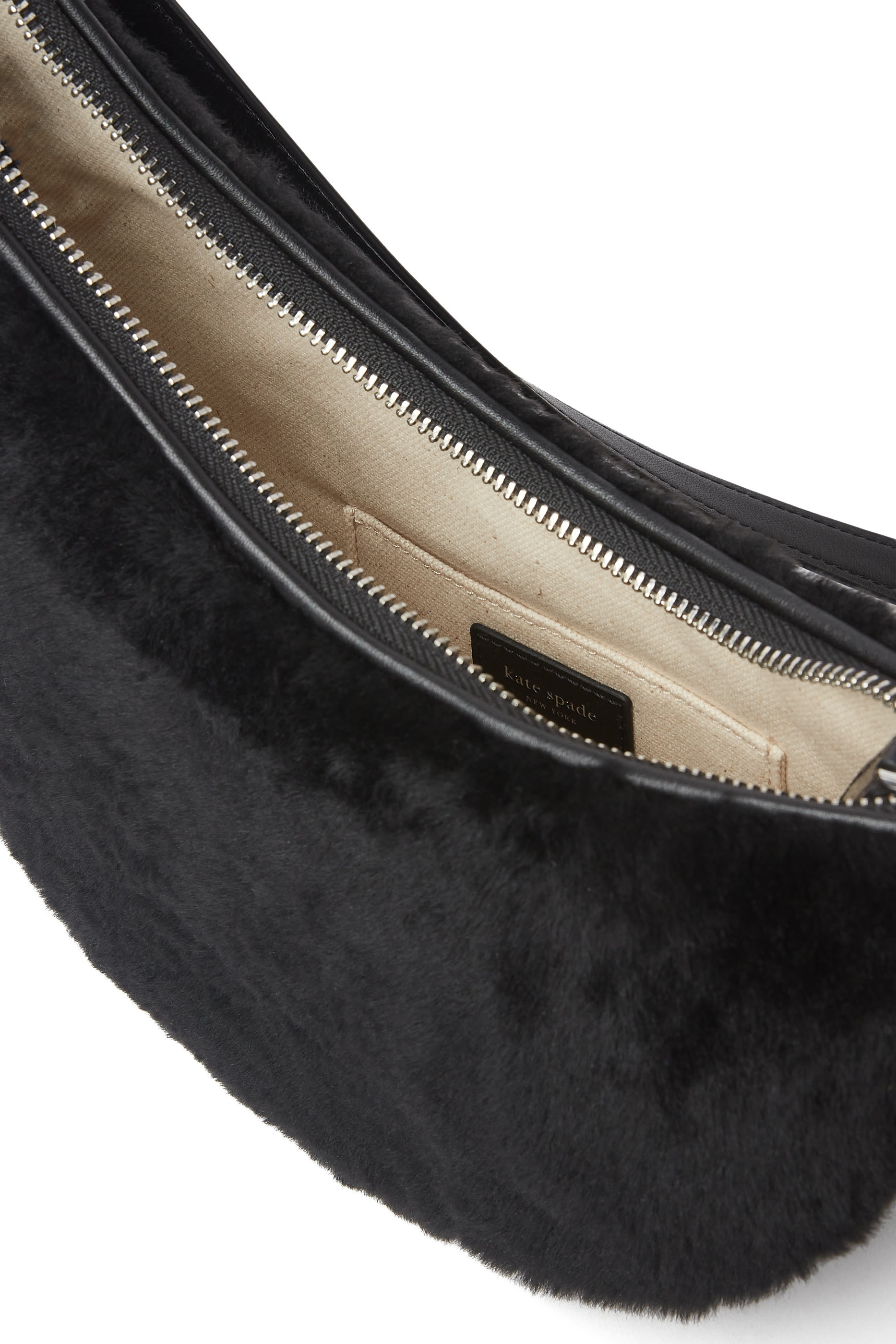 Duo Shearling Bear Crossbody Bag