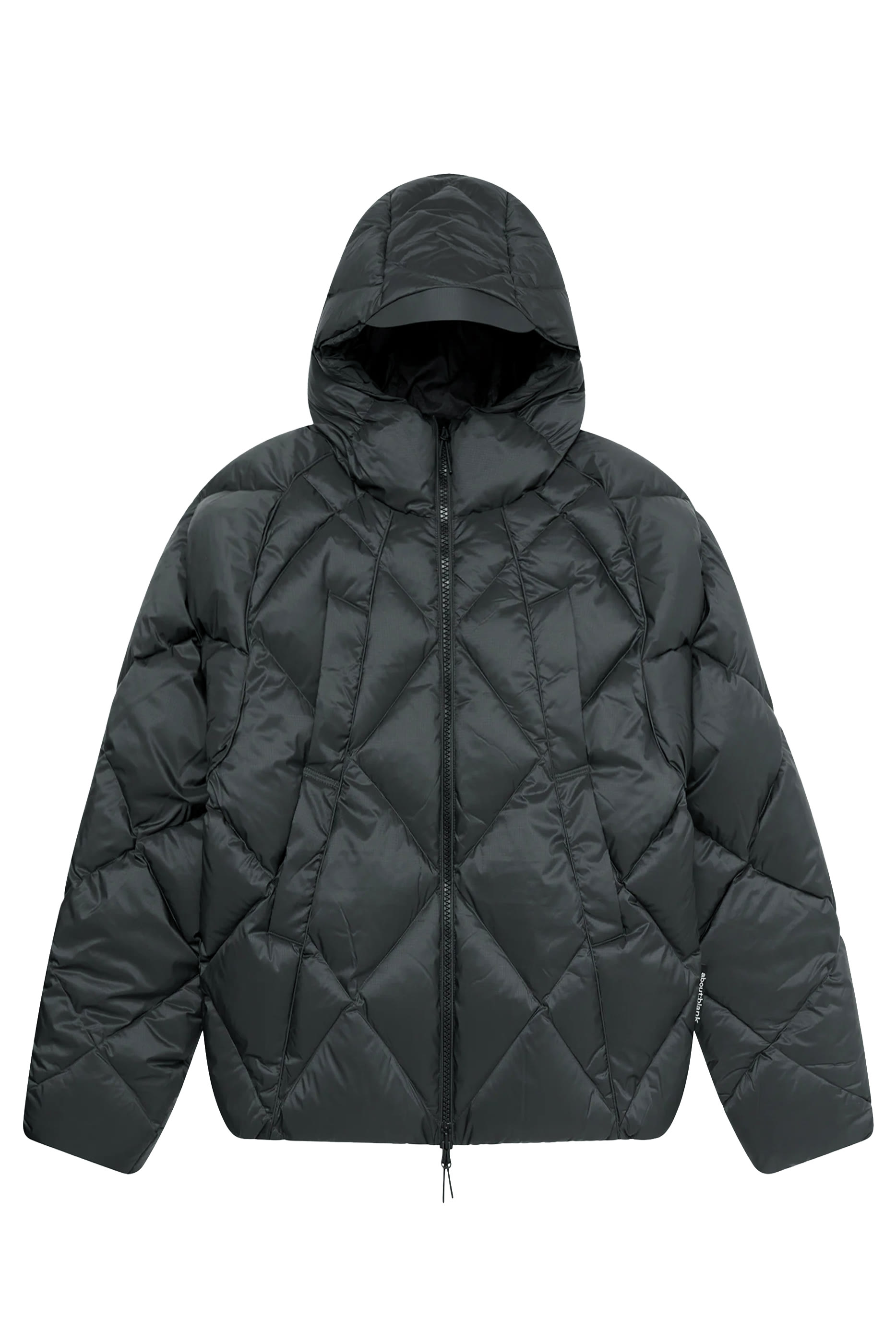 Diamond-Quilted Down Puffer Jacket