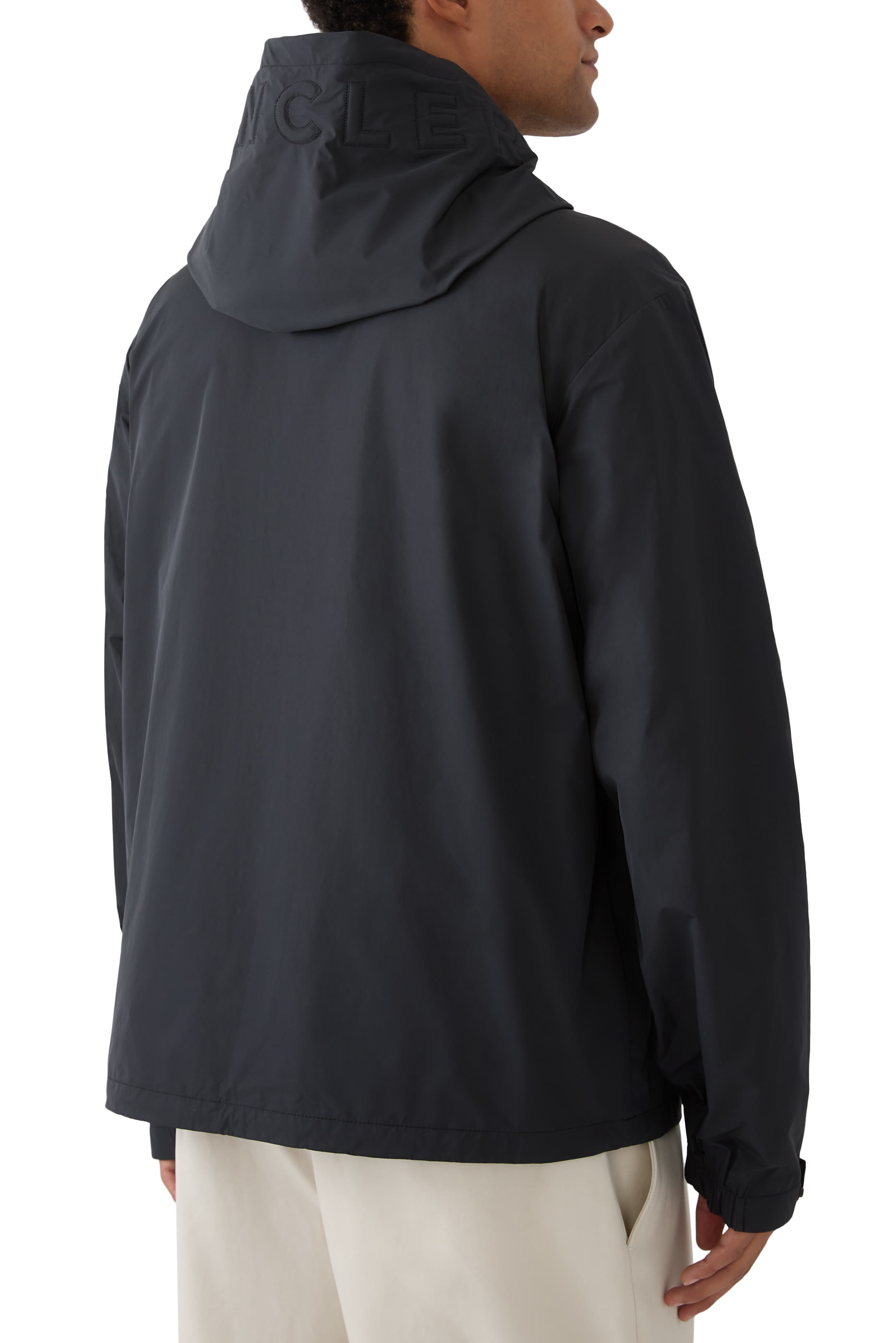 Lens-Detail Hooded Jacket