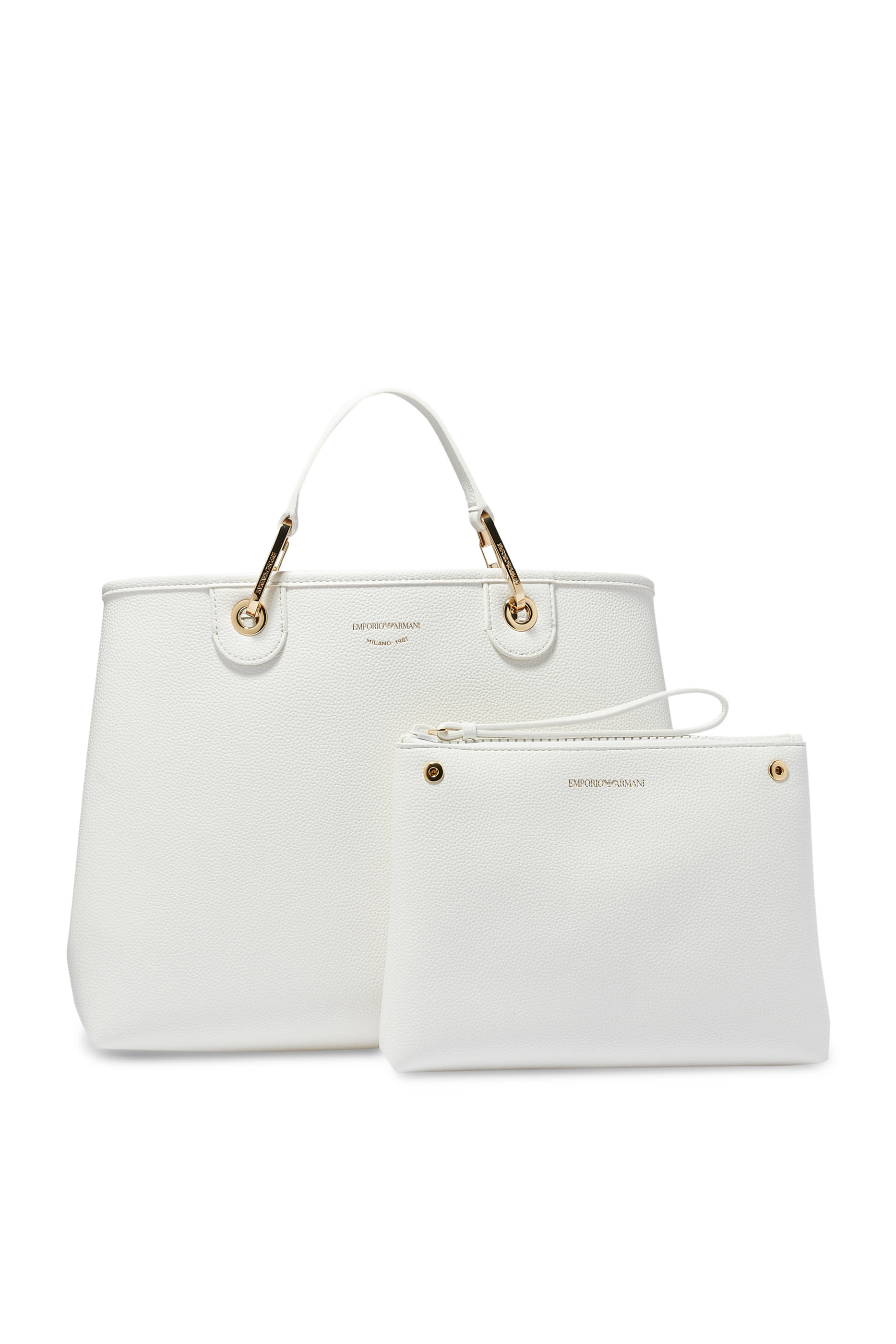 Faux Leather Shopping Bag