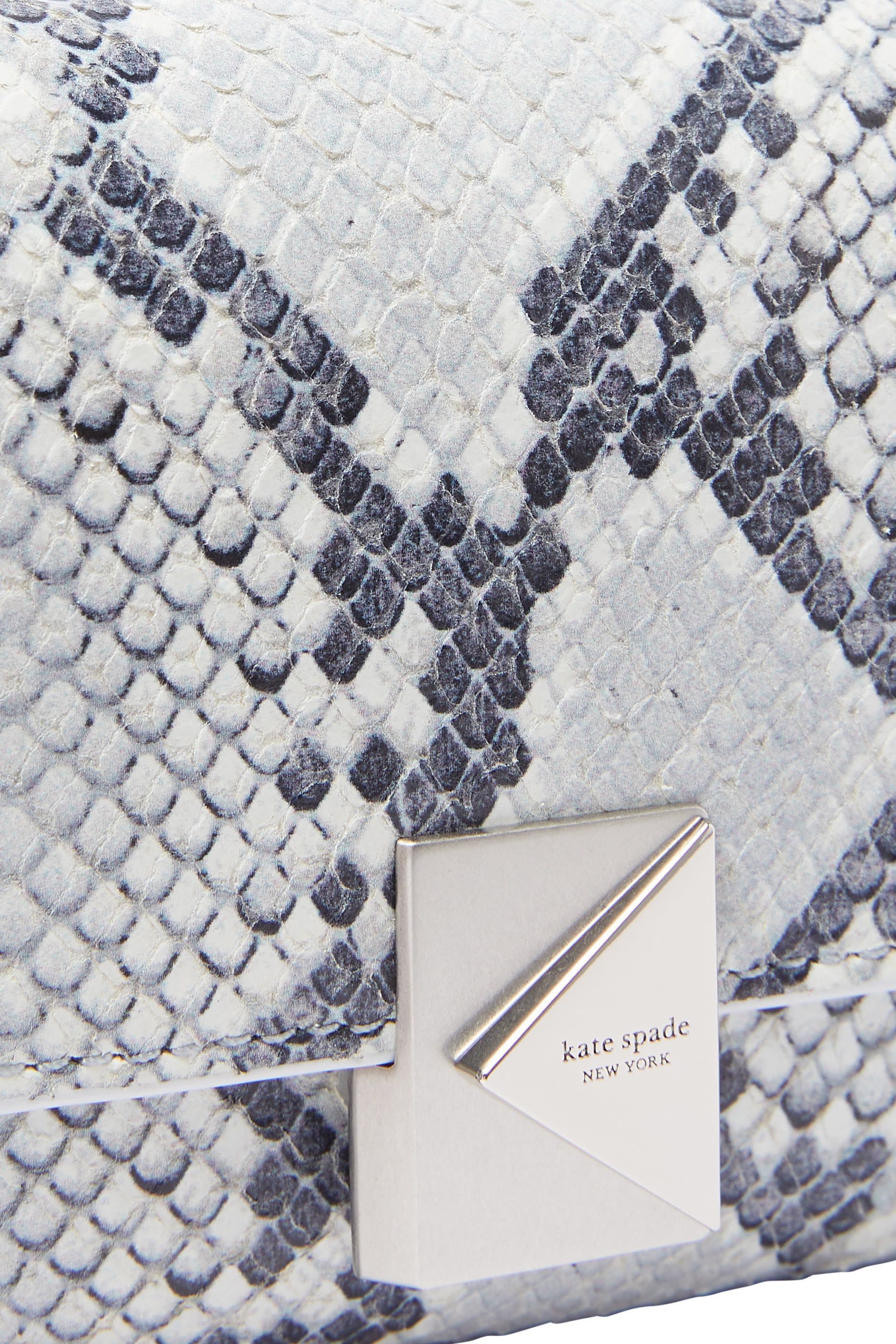 Deco Snake Embossed Soft Mini Shoulder Bag 