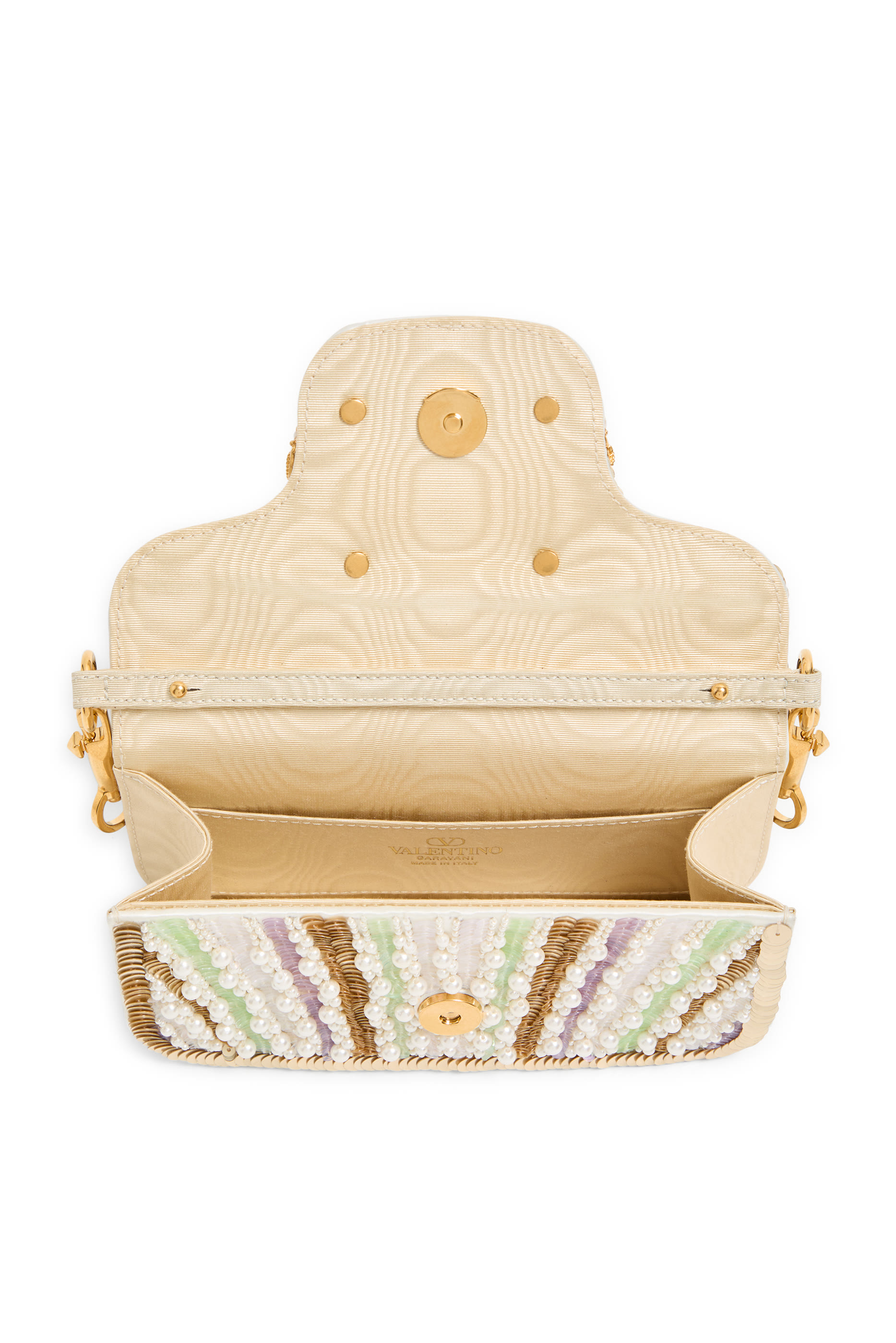 Loc&ograve; Jewel Logo Embroidered Small Shoulder Bag