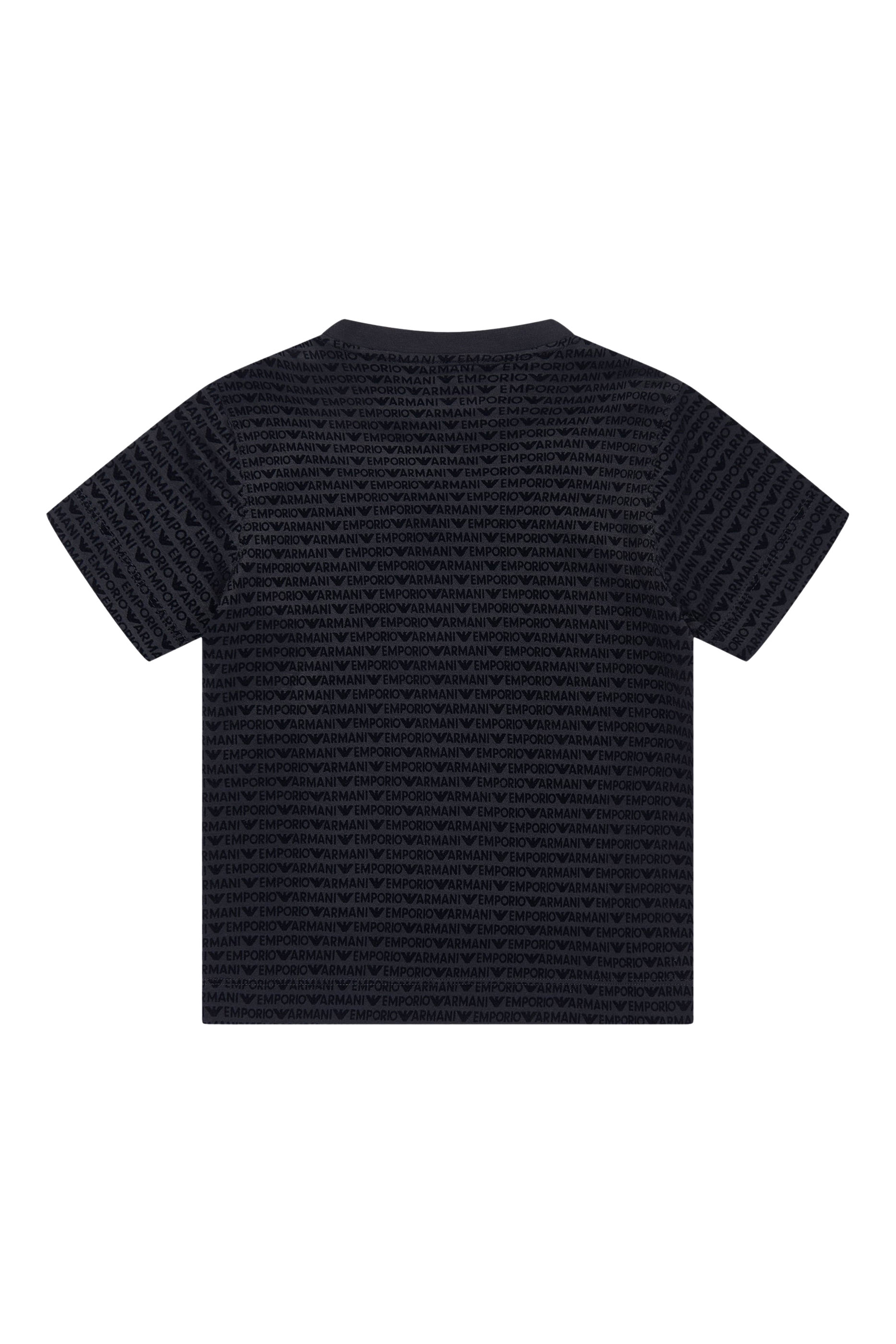 Kids ASV Lyocell-Blend Jersey T-Shirt with All-Over Flock Logo Lettering