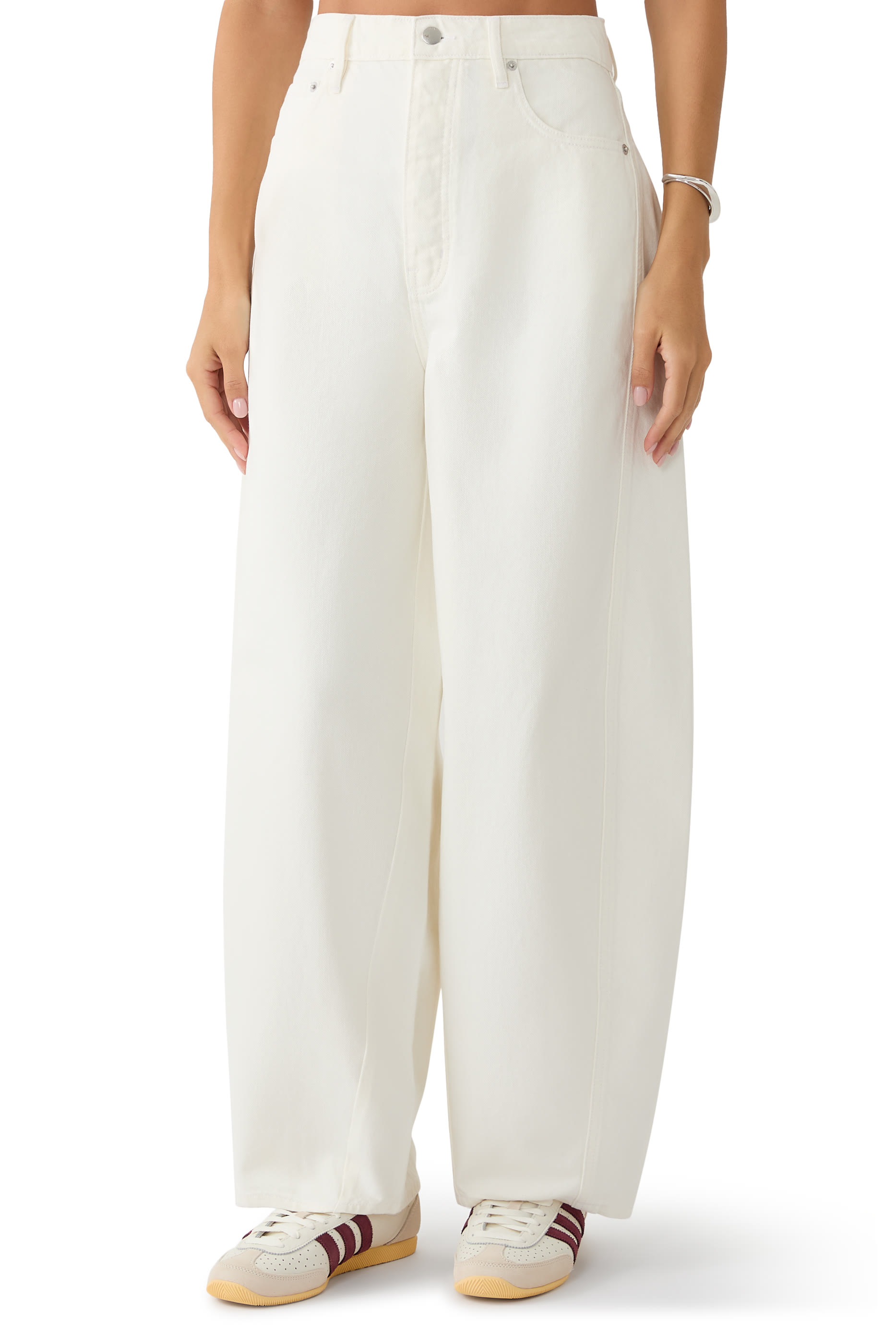 Mid Rise Balloon Jeans