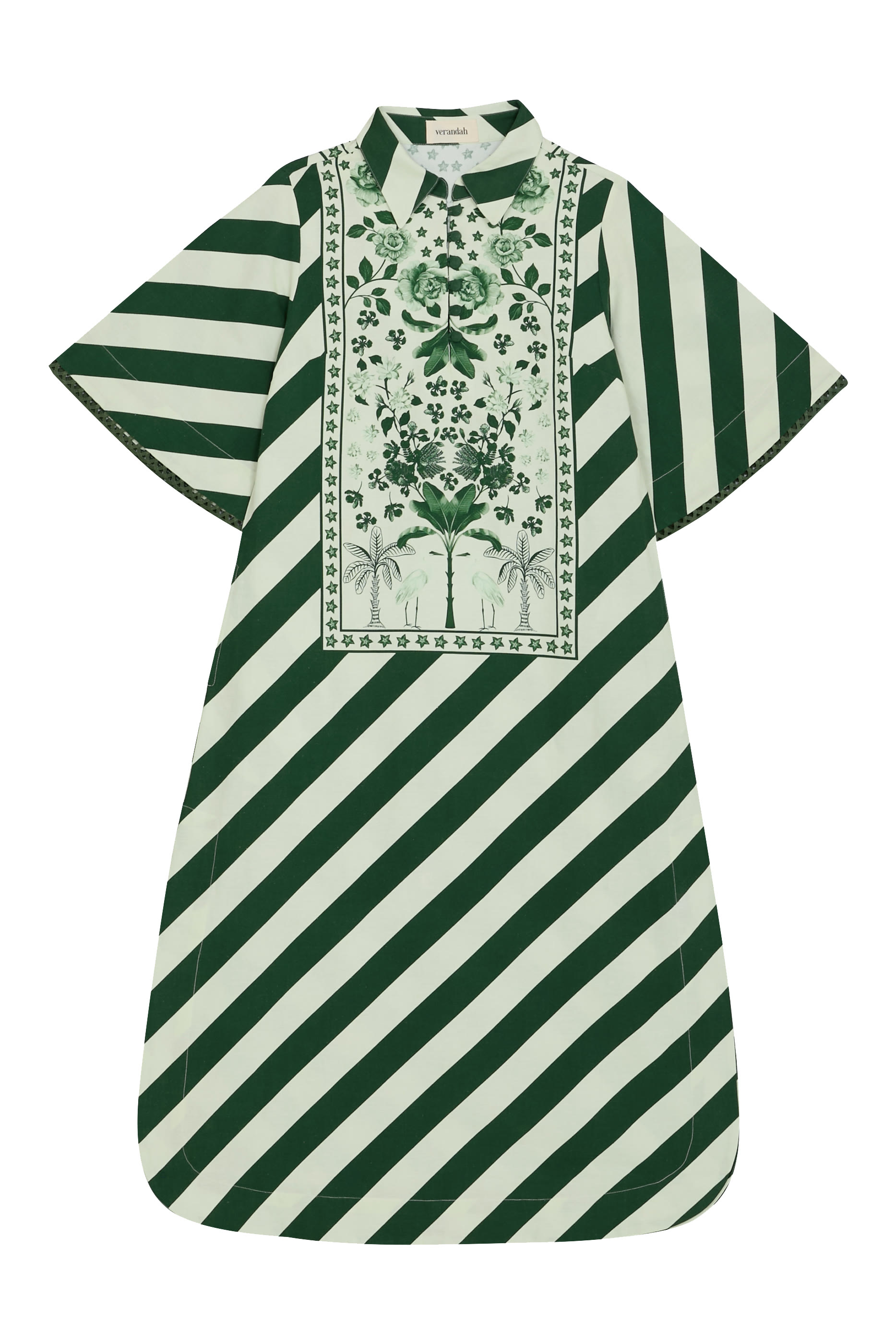 Azulejos Midi Kaftan Dress 