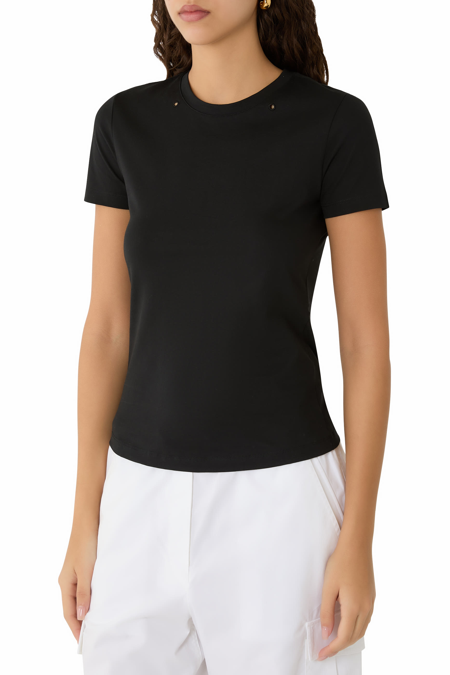 EA Logo Chain Neck T-Shirt