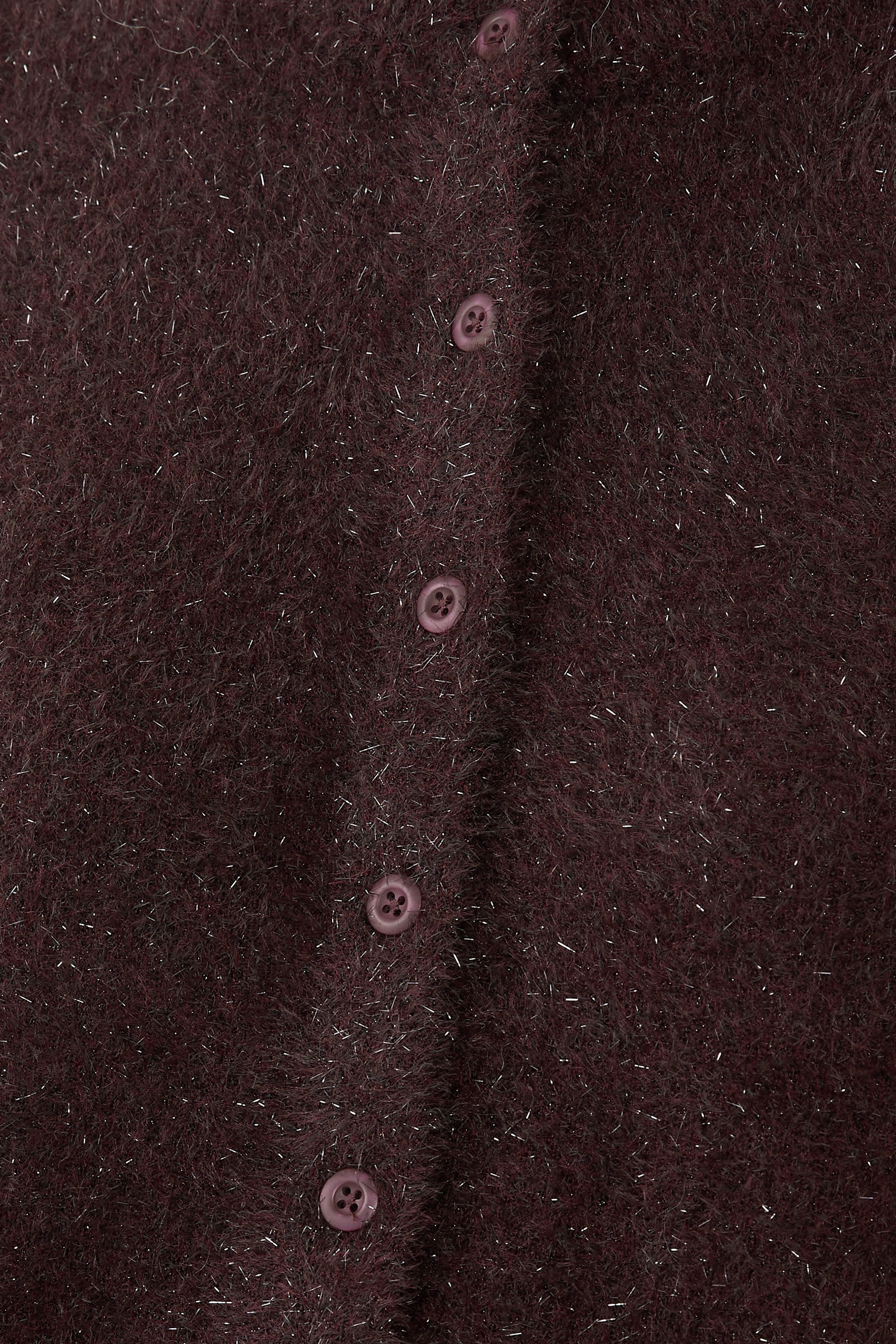 Tinsel Eyelash Pocket Cardigan