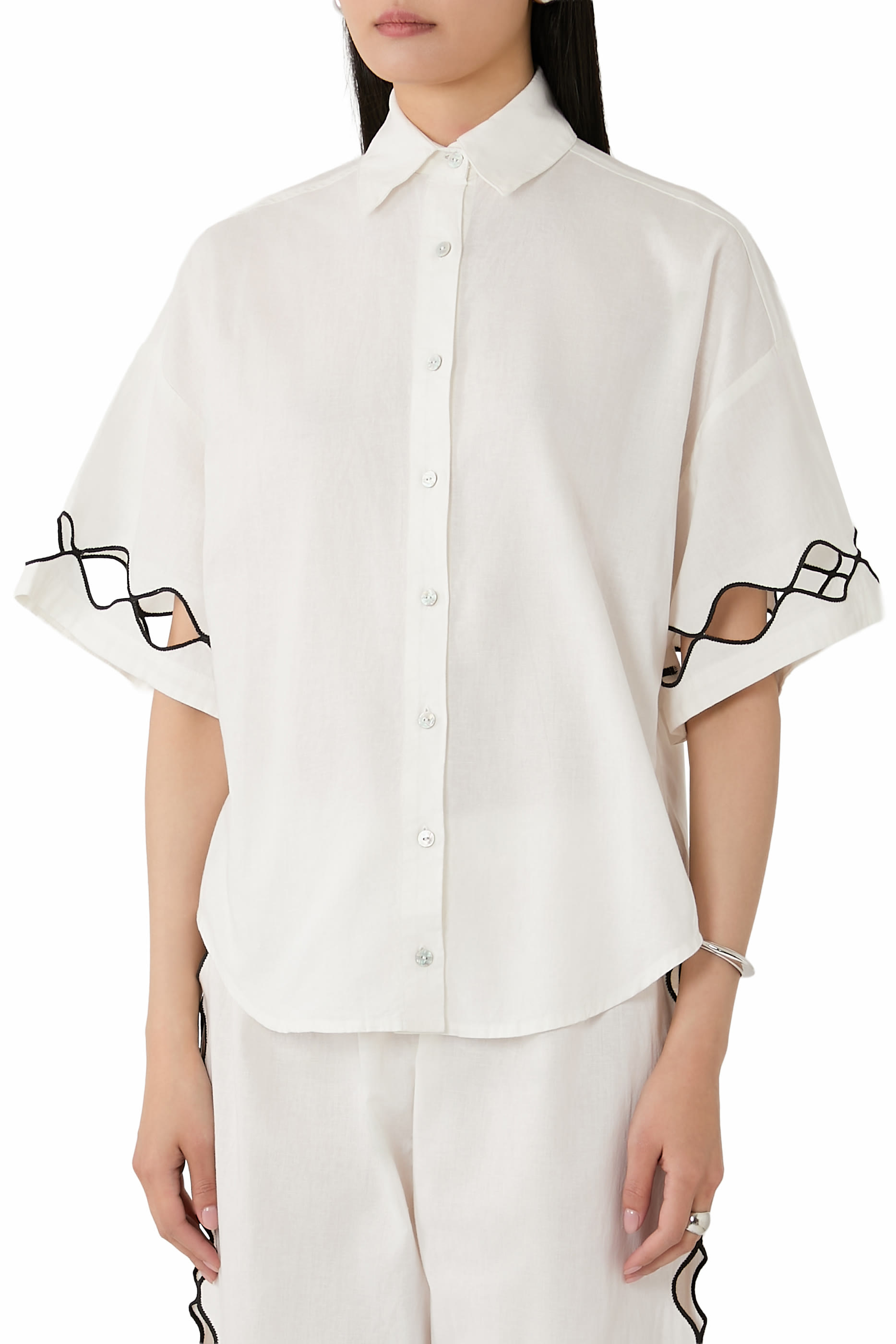 Laine Cut-Out Shirt