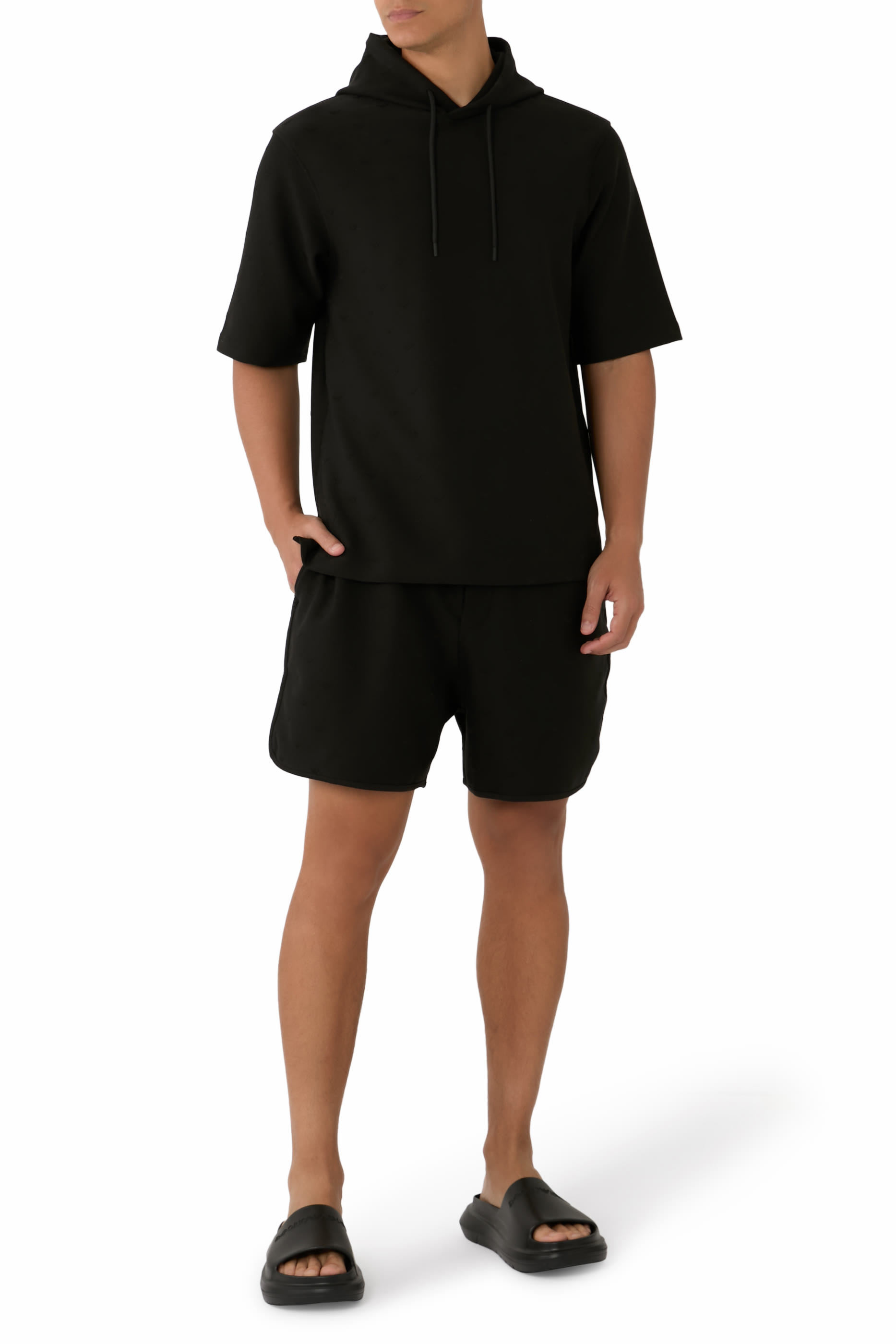 Logo Lyocell Blend Hoodie